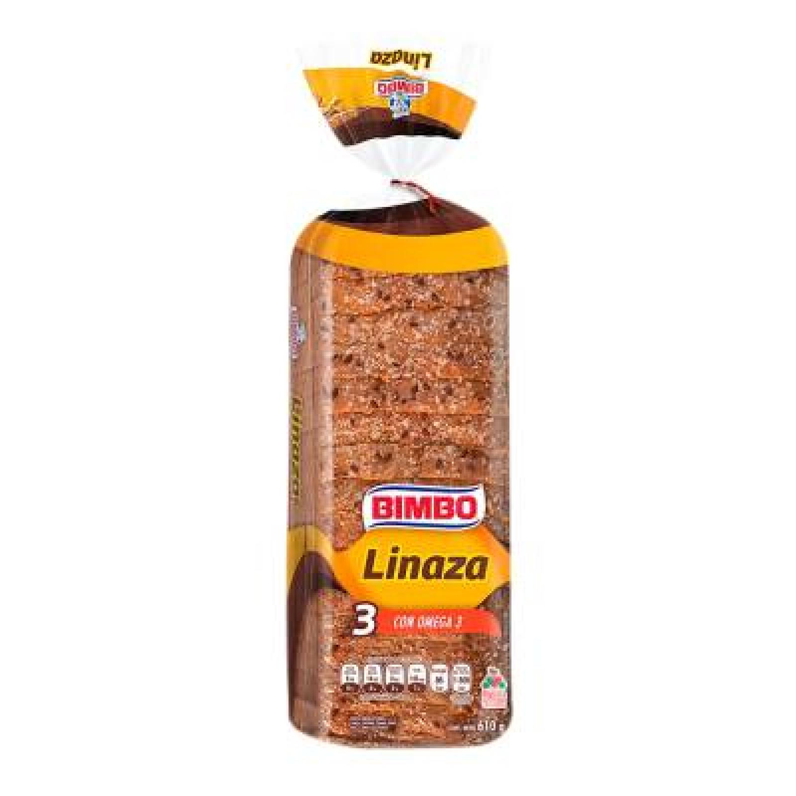 Bimbo Pan Multigrano con Linaza paquete 540g