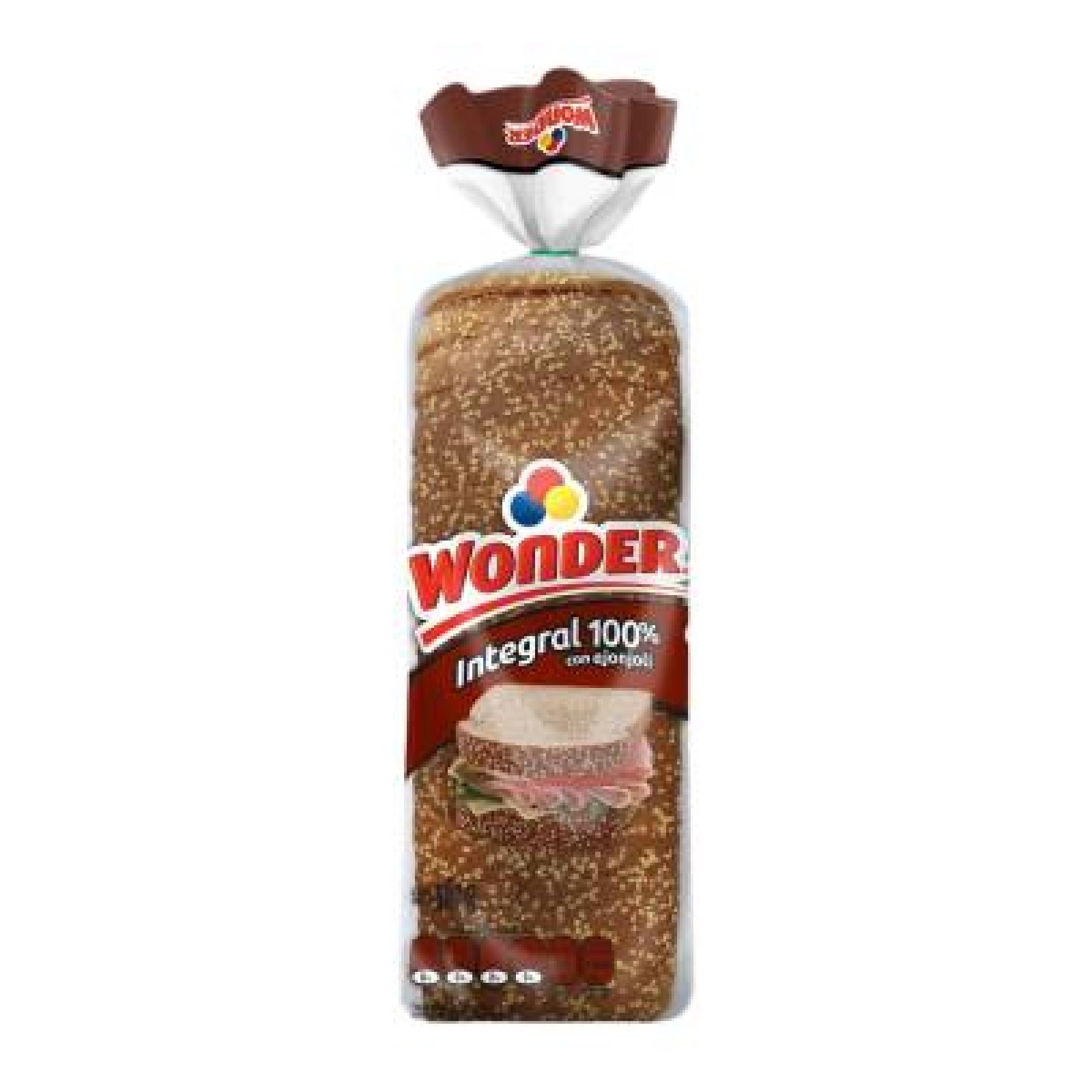 Wonder Pan Integral con Ajonjolí paquete 567g