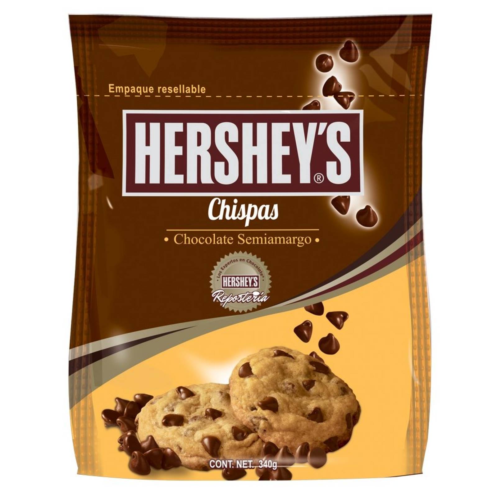 Hershey´s Chispas de Chocolate Semi Amargo paquete 340g