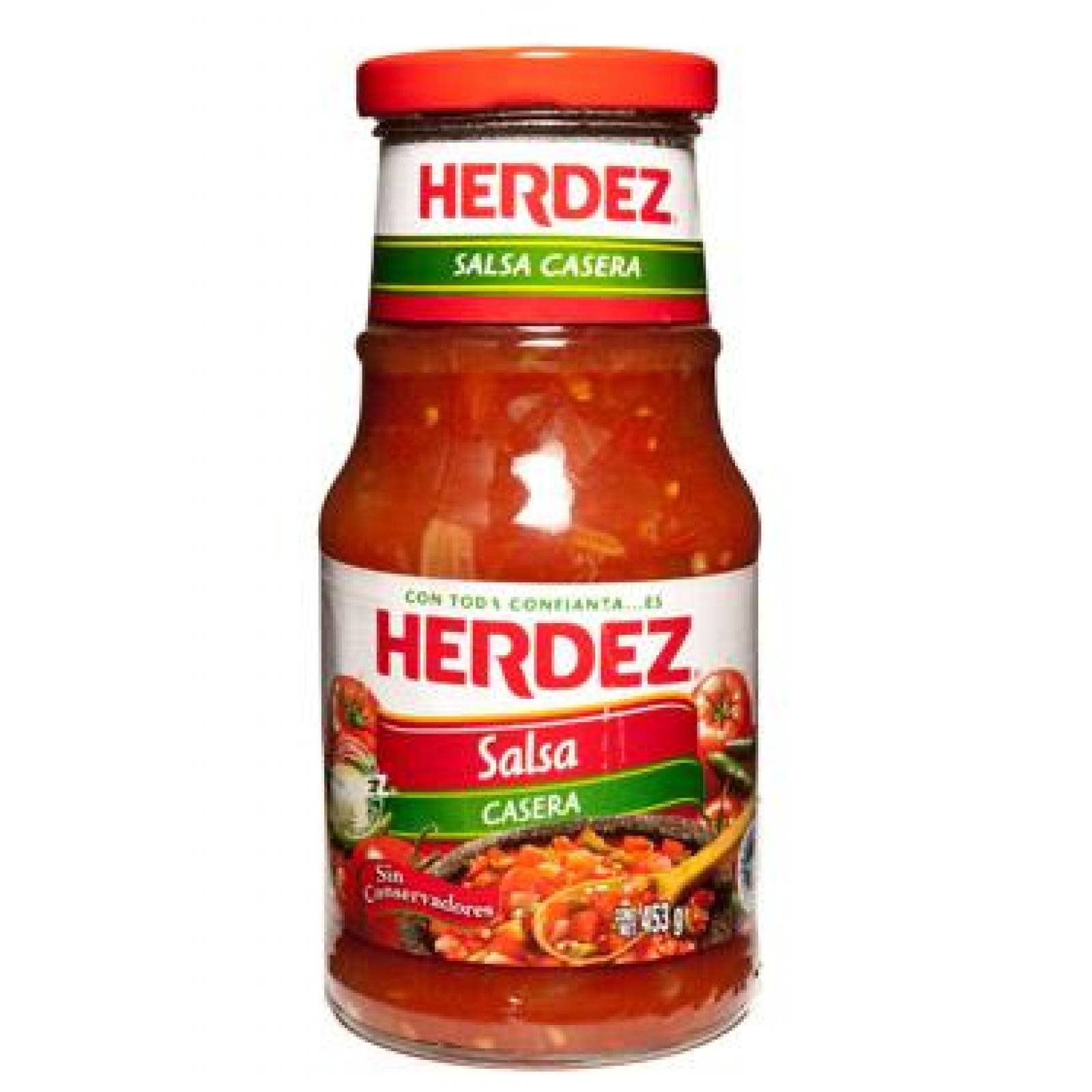 Herdez Salsa Casera frasco 453g