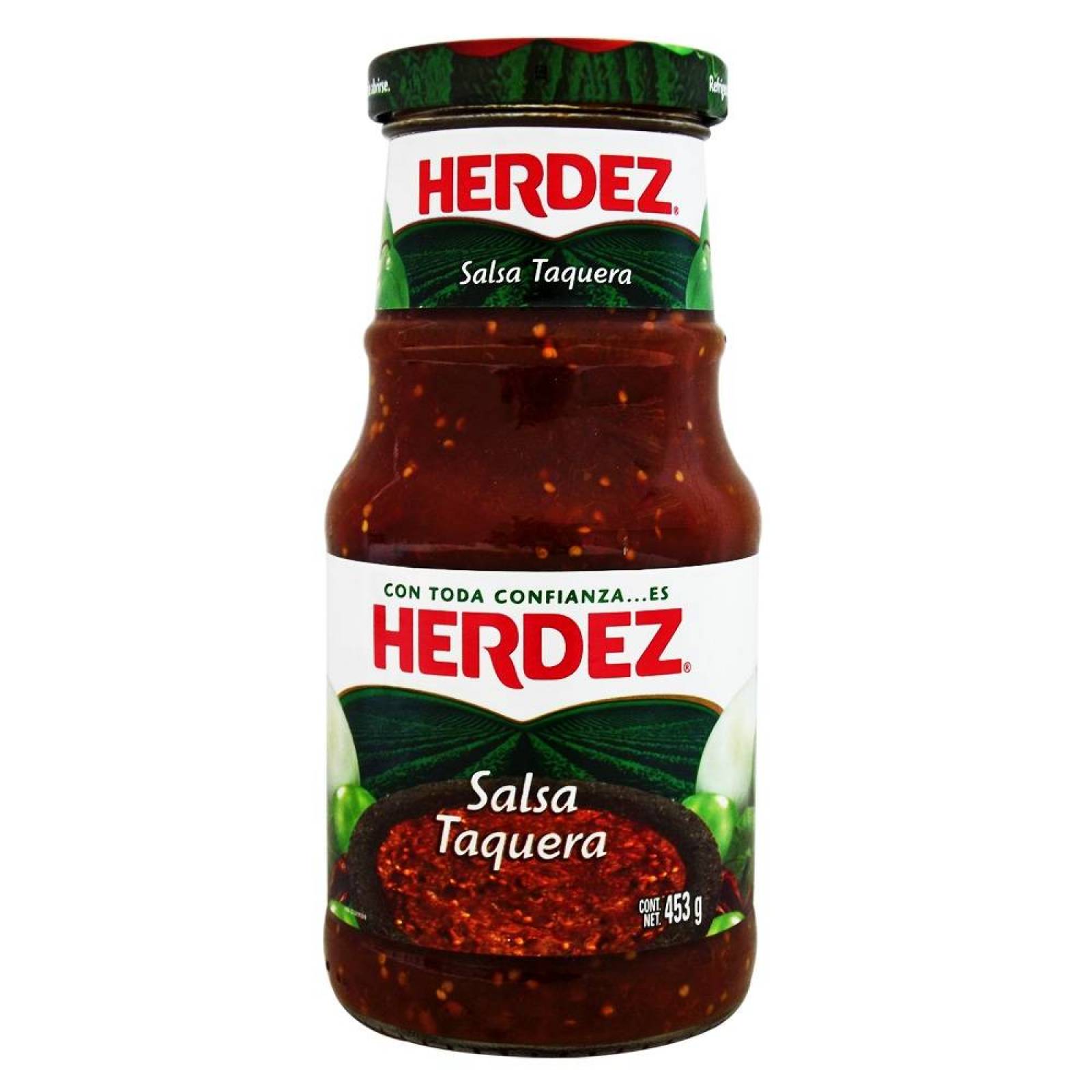 Herdez Salsa Taquera frasco 453g