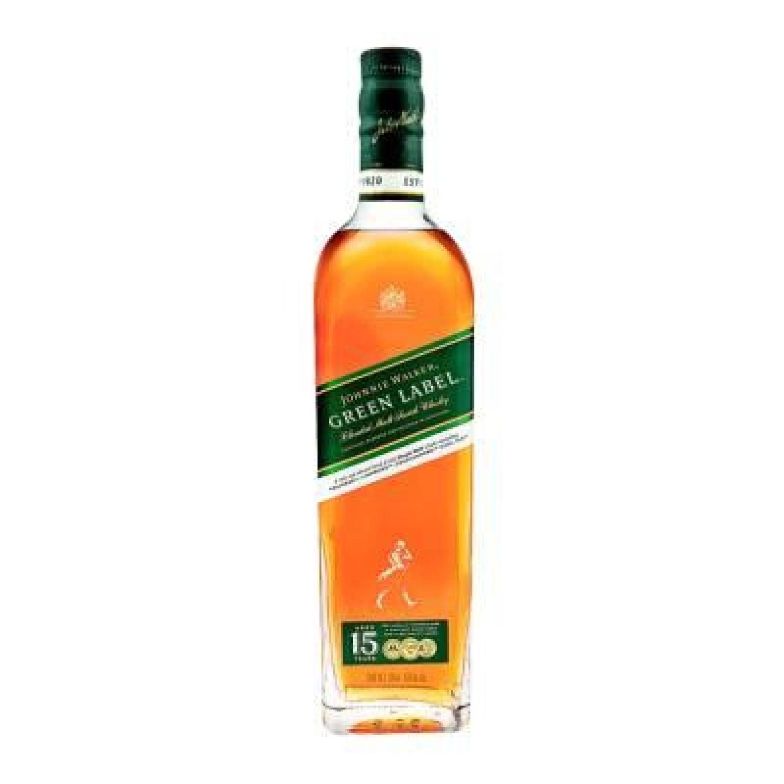 Johnnie Walker Whisky Etiqueta Verde botella 700ml 