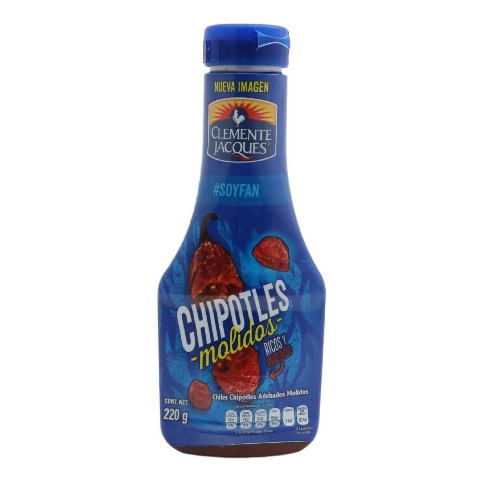 Clemente Jacques Salsa Chipotles Molidos frasco 220g