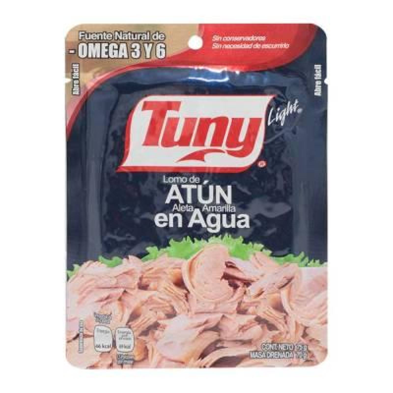 Tuny Lomo de Atún Aleta Amarilla en Agua paquete 75g 