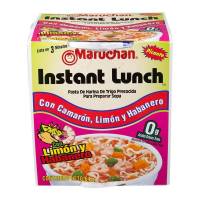 Maruchan Sopa Instantánea Sabor Limón Y Habanero Bote 64G