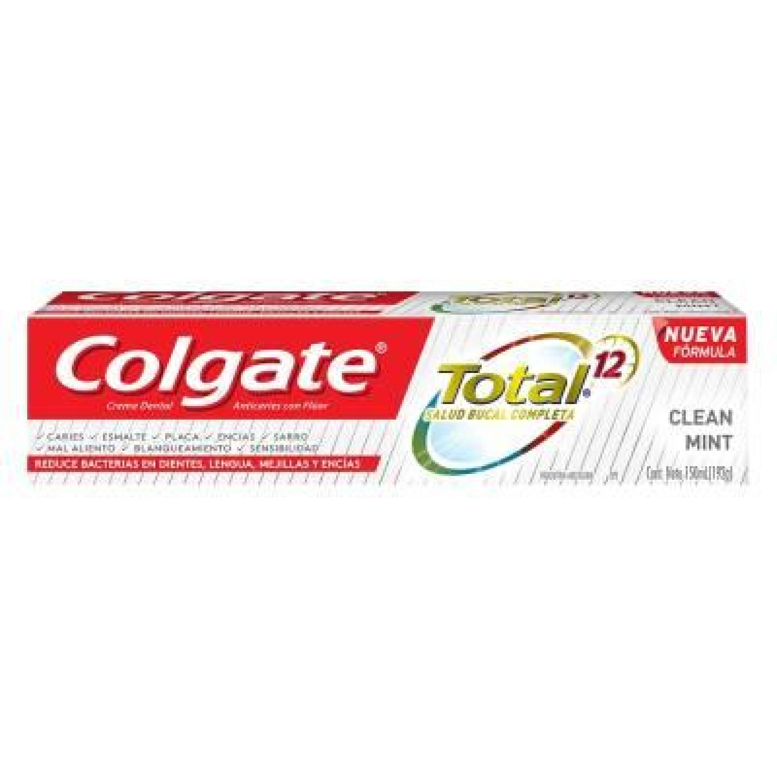 Colgate Clean Mint Pasta de Dientes caja 192g 