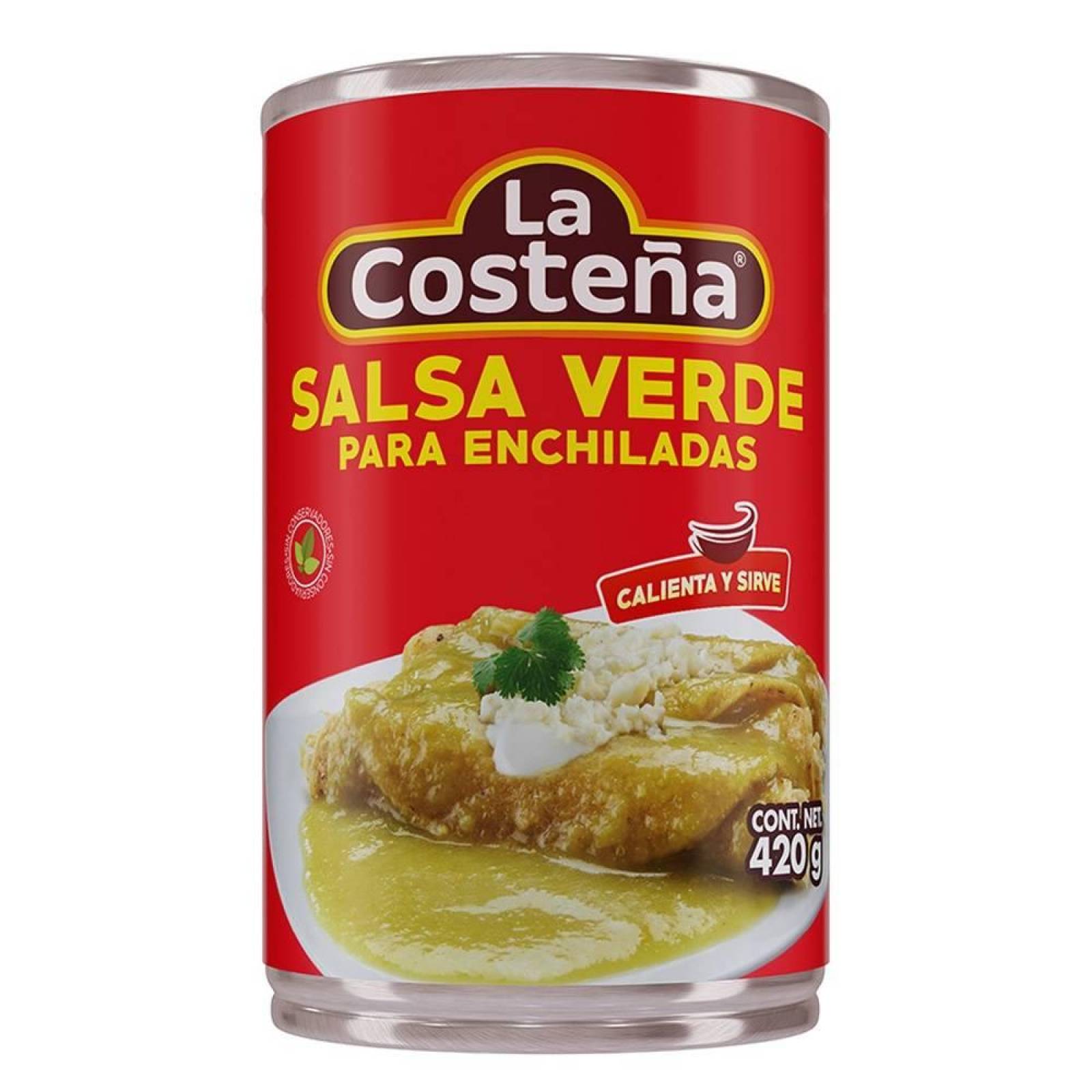 La Costeña Salsa Verde para Enchiladas lata 420g 