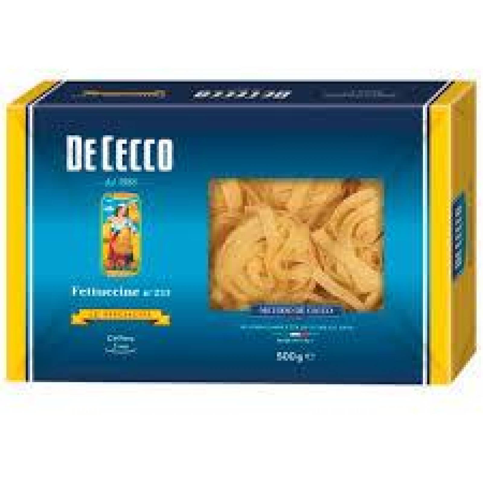 De Cecco Fettuccine no 233 Pasta paquete 500g 