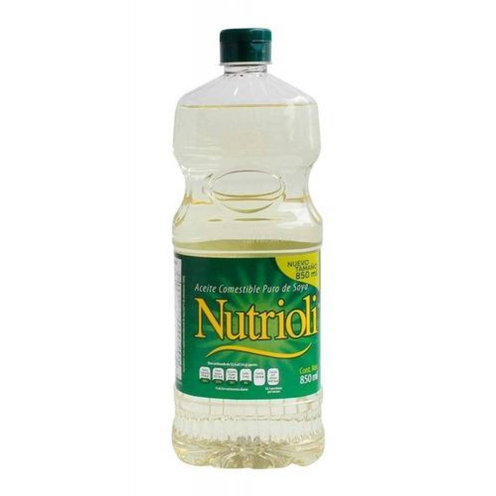 Nutrioli Aceite puro de Soya botella 850ml 