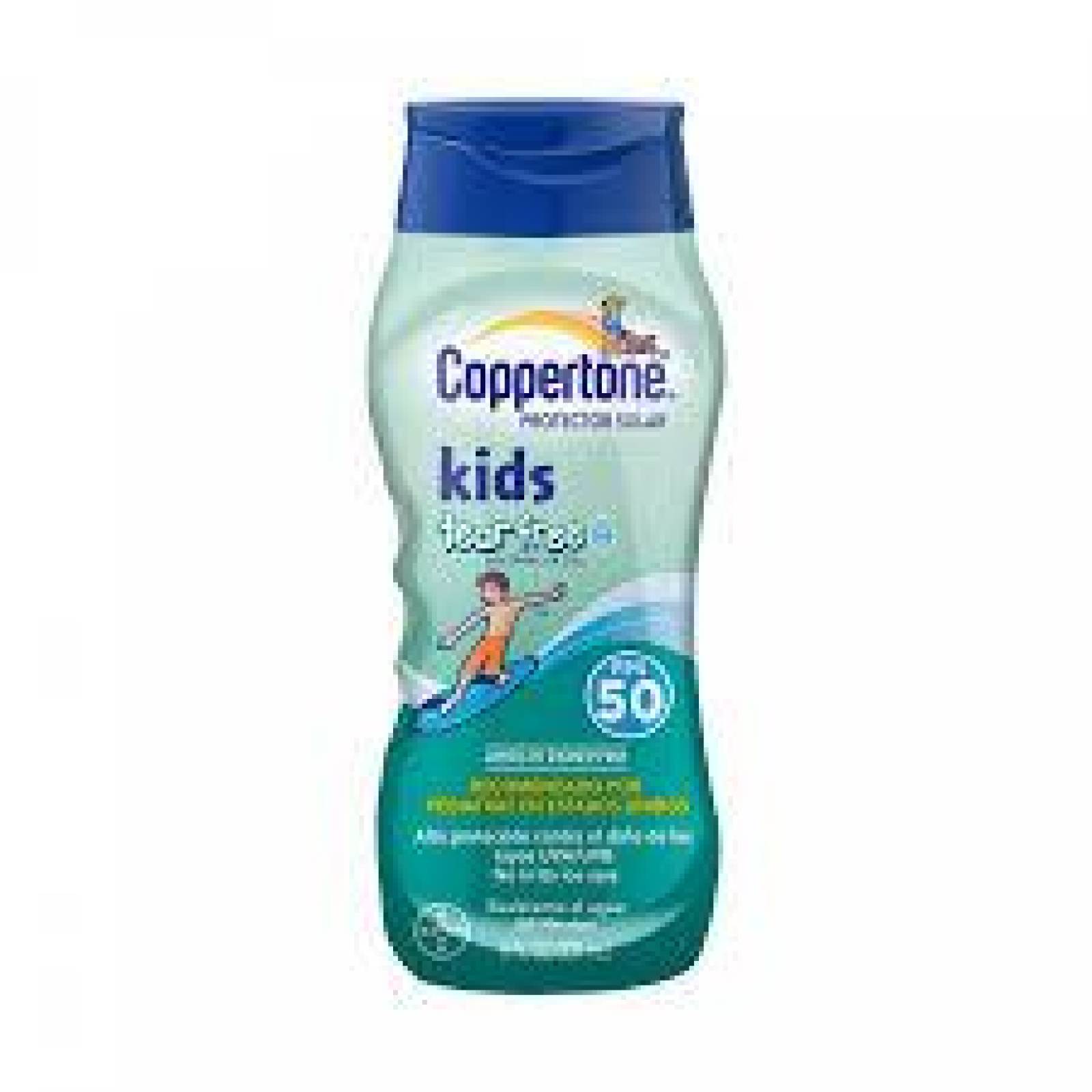 Bloqueador Coppertone Kids Tear Free FPS 50 botella 237ml 