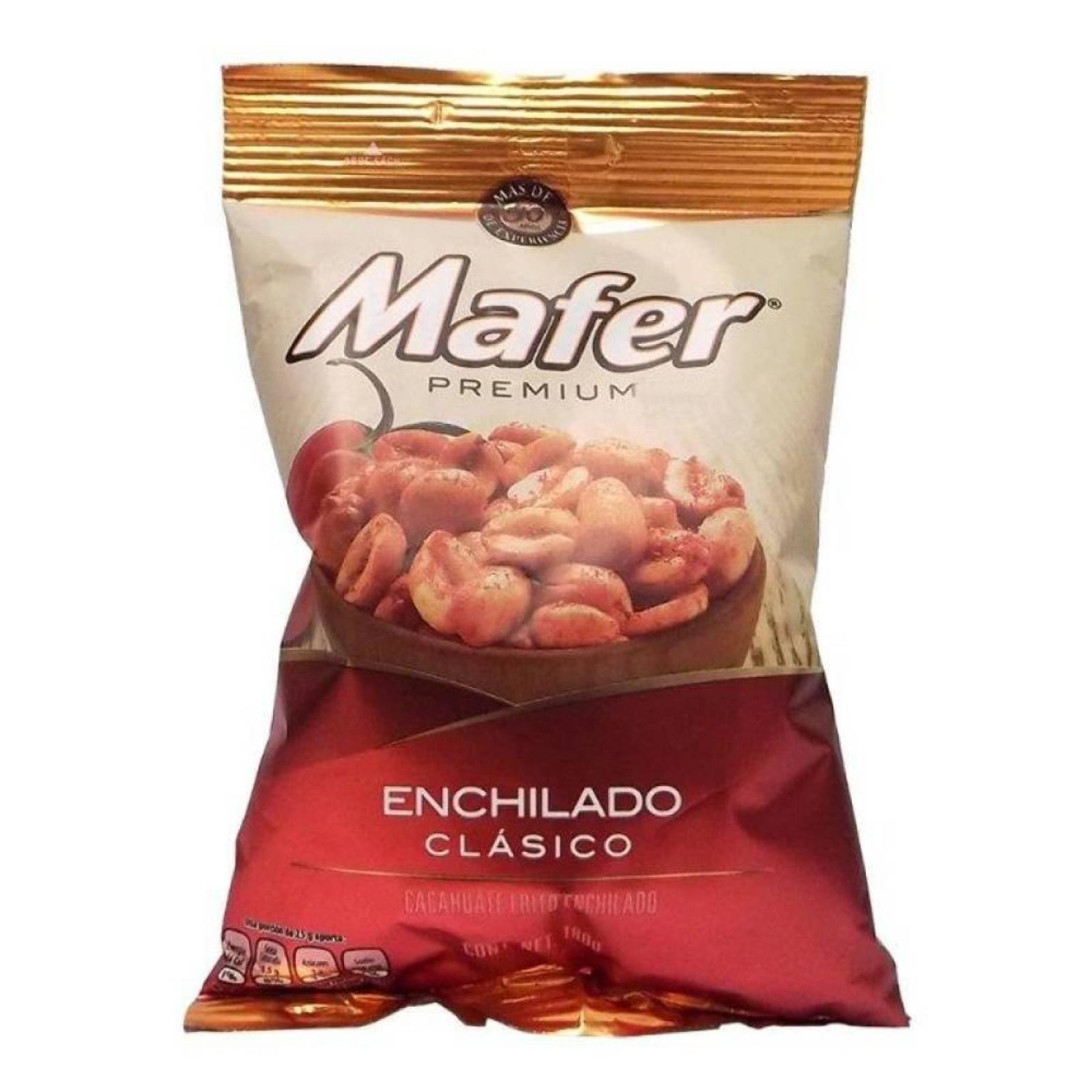 Mafer Cacahuates Enchilados Clasicos bolsa 180g 