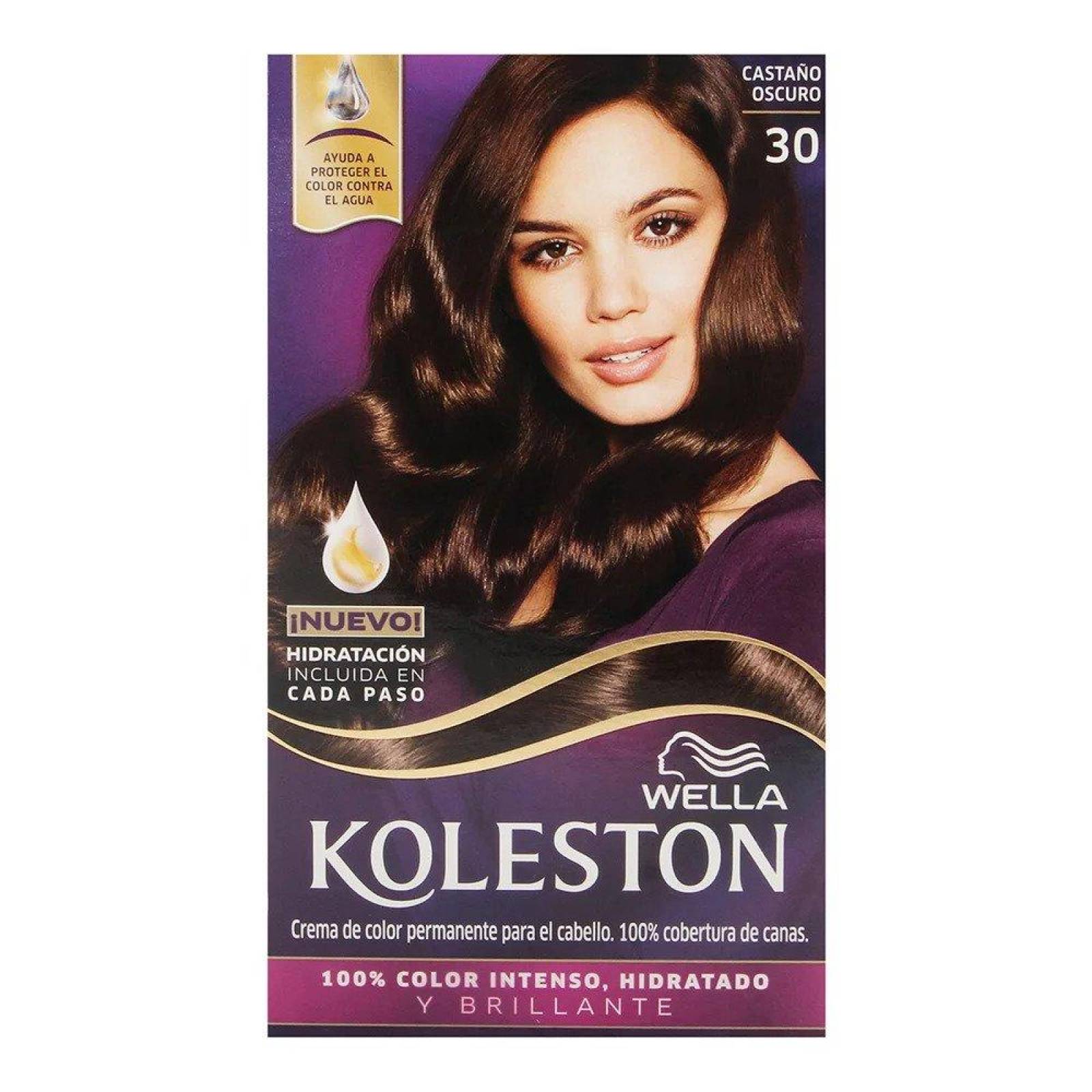 Koleston Crema de Color Permanente para el Cabello Castaño Oscuro 30 caja 1 pieza 