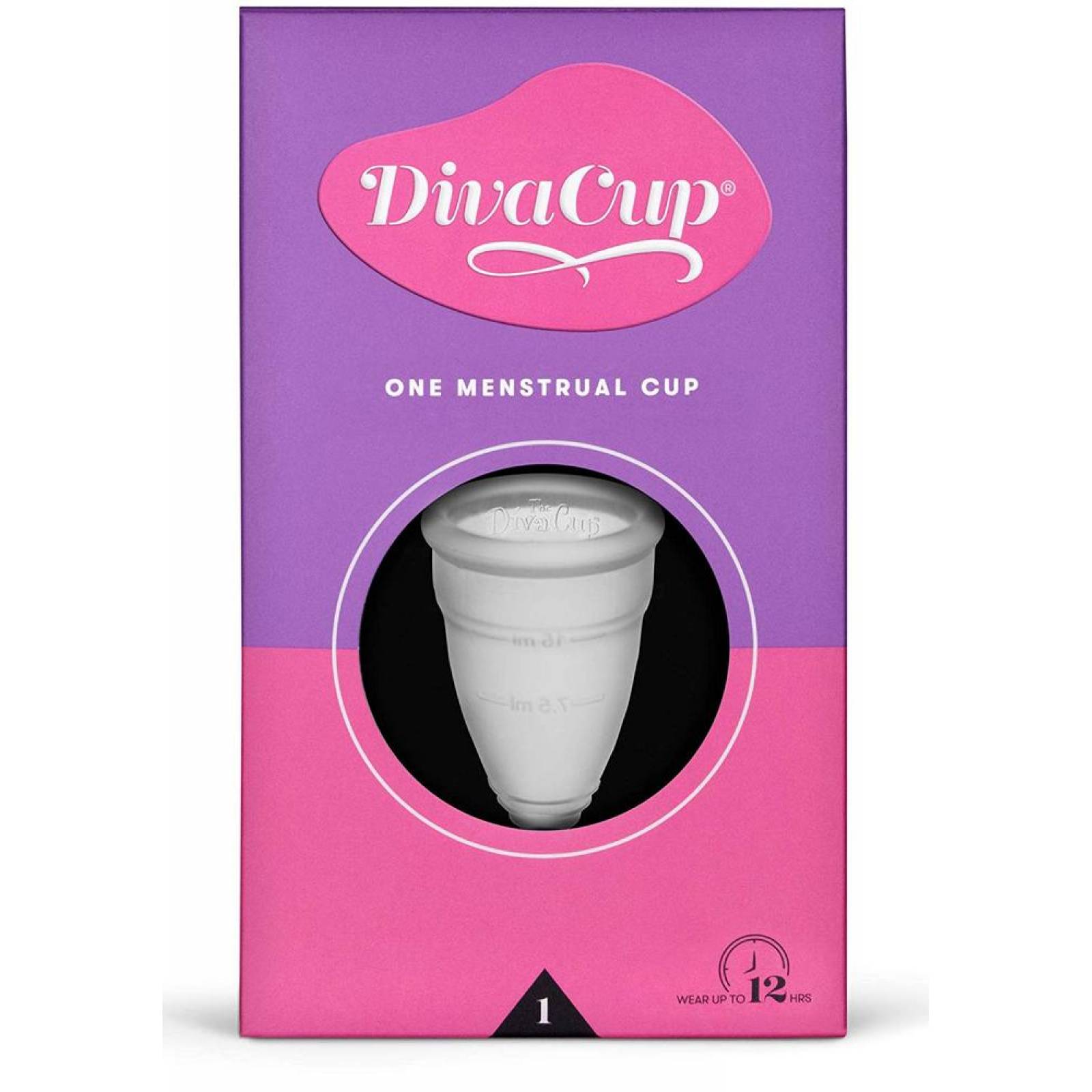 The Diva Cup Copa Menstrual Reusable Modelo 1 caja 1 pieza