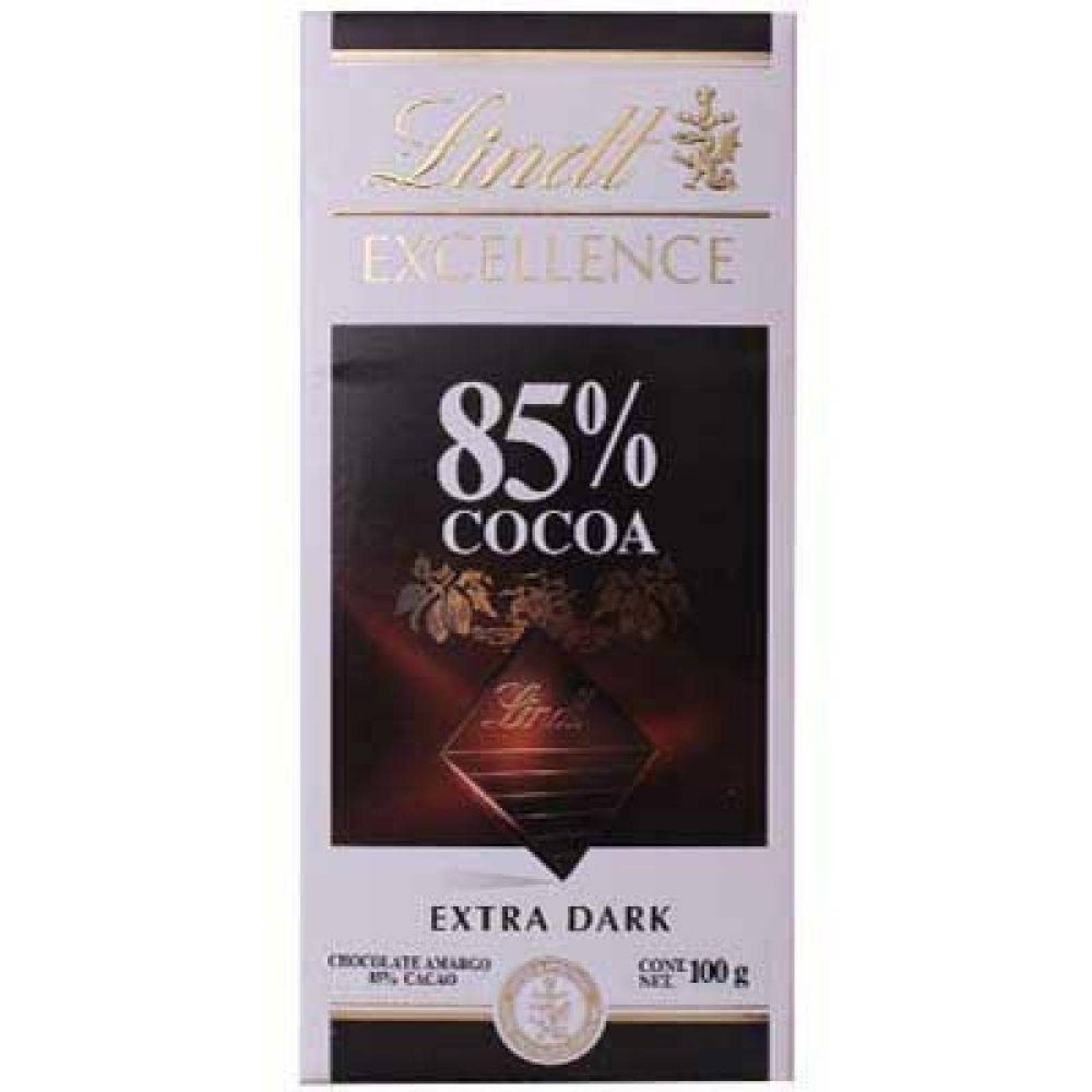 Lindt Chocolate 85% Cocoa barra 100g 