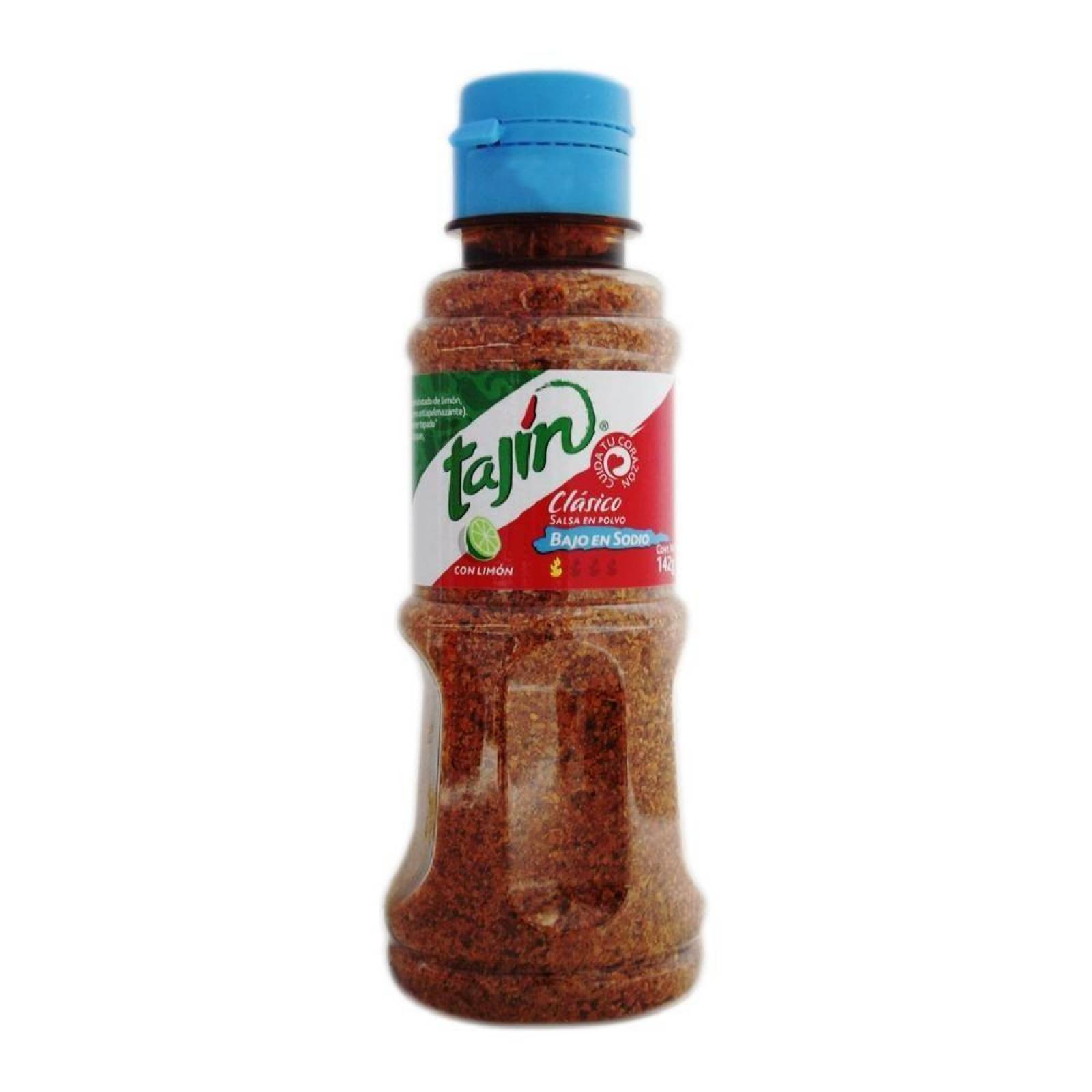 Tajín Salsa en polvo con Limón Baja en Sodio bote 142g 