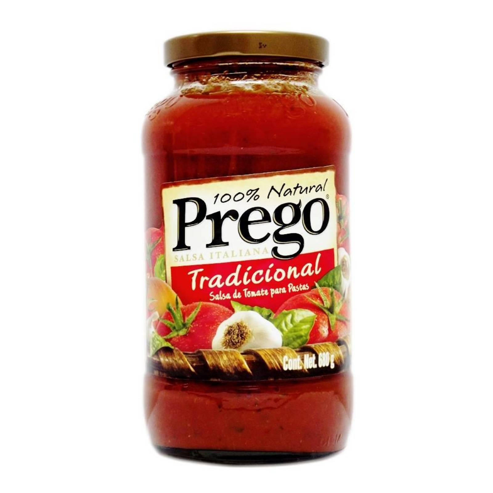 Prego Salsa para spaguetti Tradicional frasco 680g 