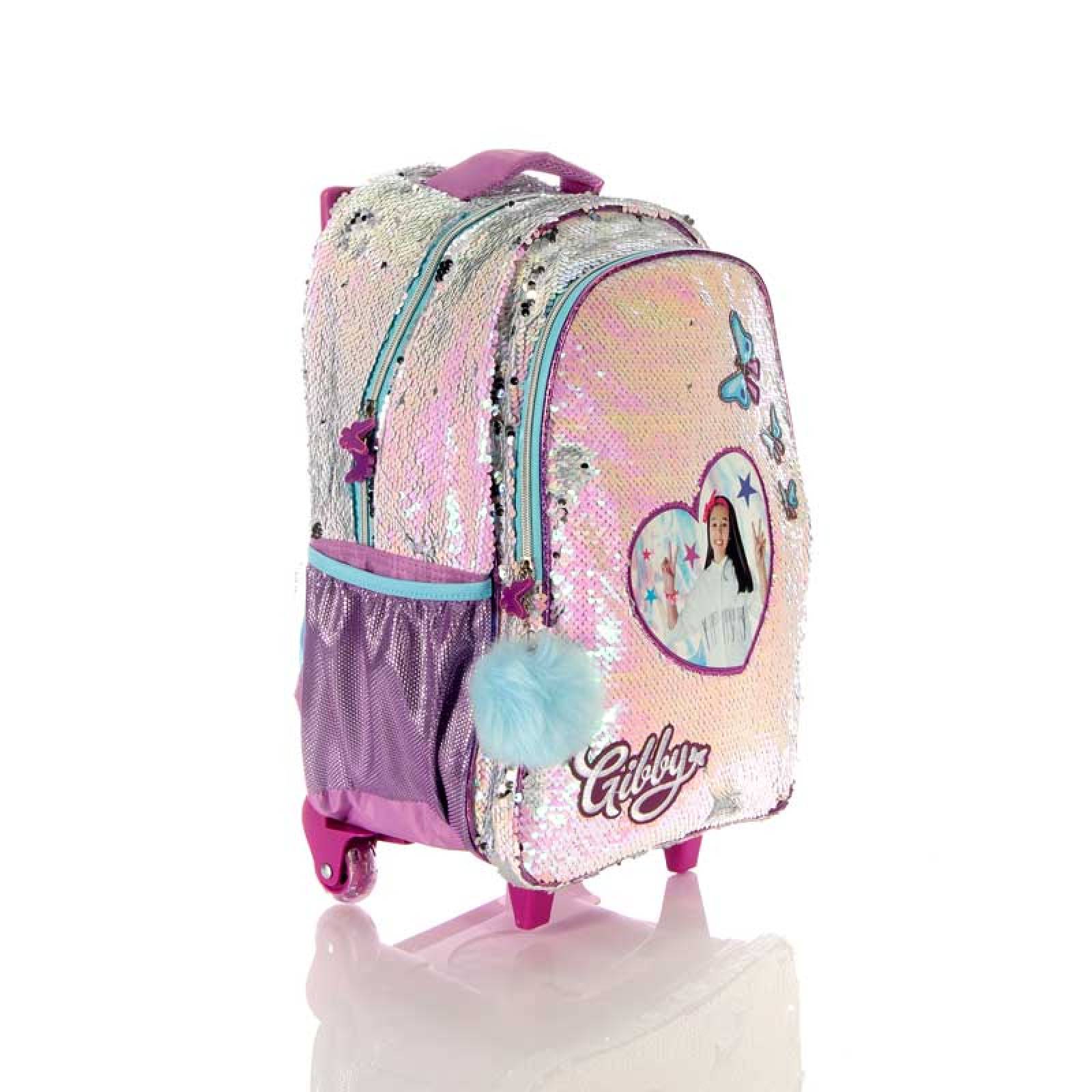 Mochila cheap ruedas lentejuelas