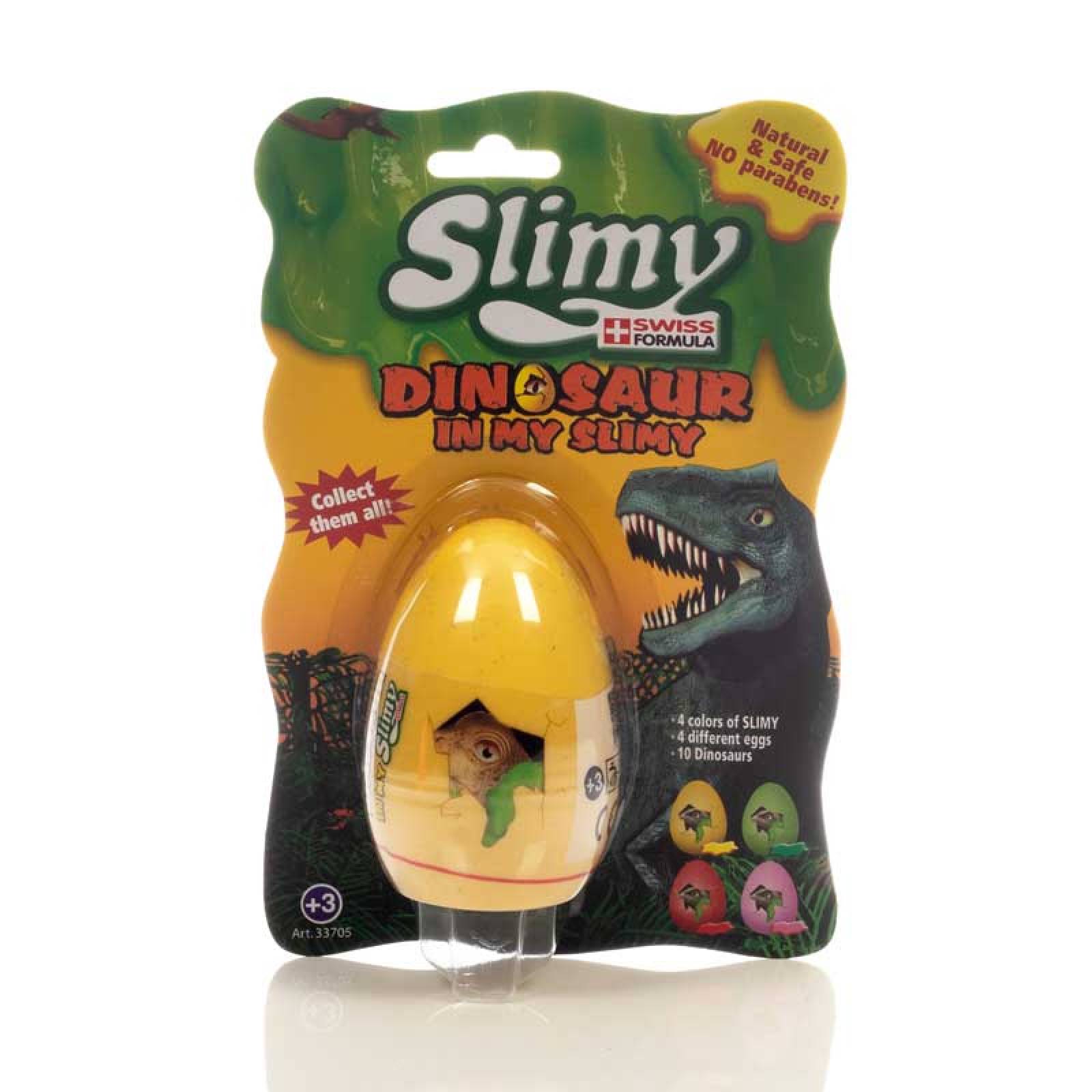 Slime Dinosaur in my Slimy Yellow Formula Suiza
