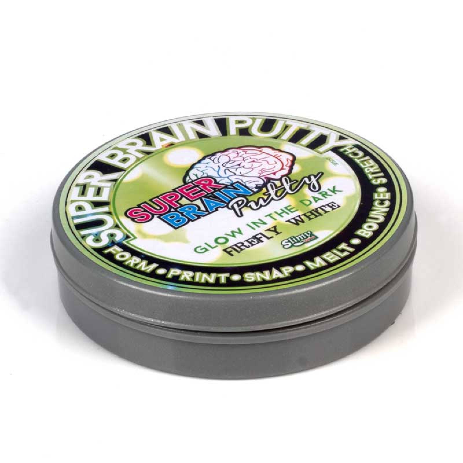 Slime Super Brain Putty "Glow in the Dark" Firefly White  Formula Suiza