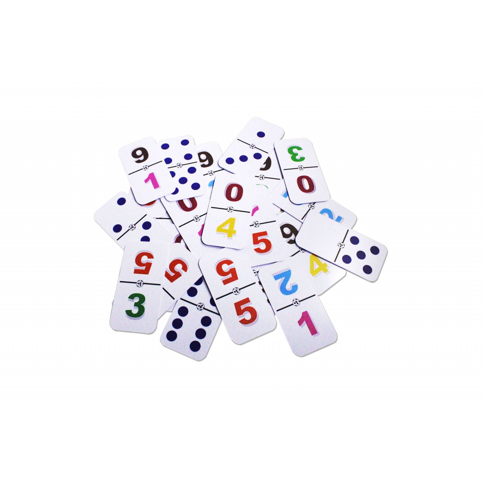 Dominó Tradicional Con Números Al Reverso
