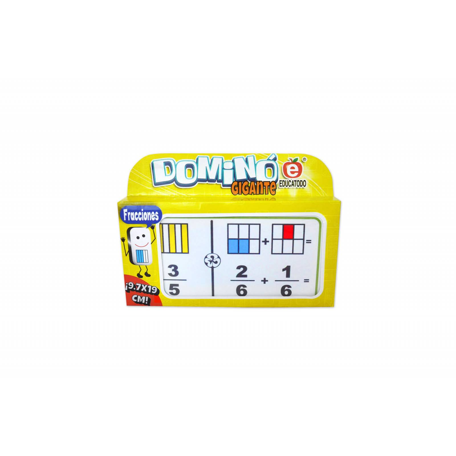 Dominó Gigante de Fracciones Sumas Cuadrados