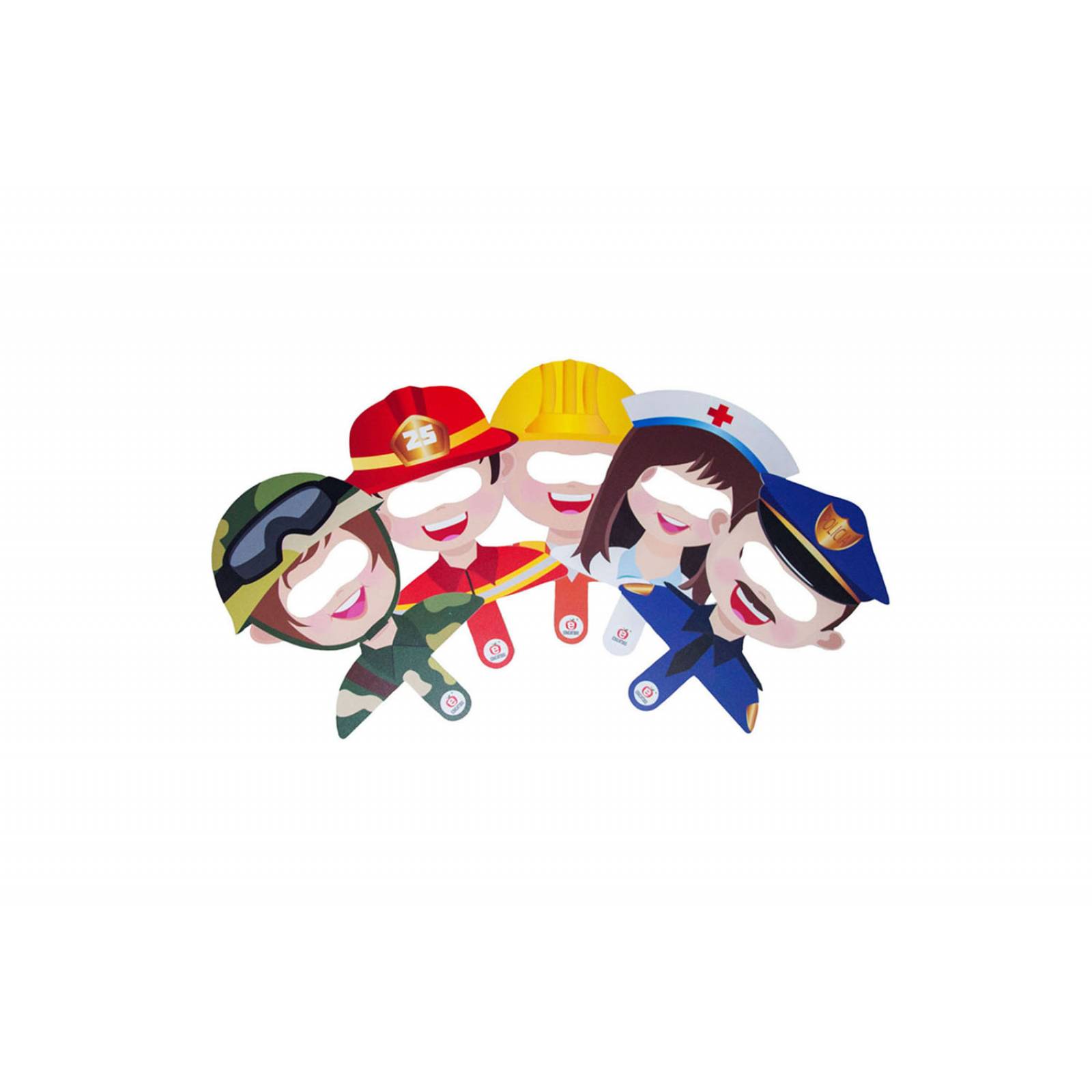 Caretas de Servidores Públicos Siluetas