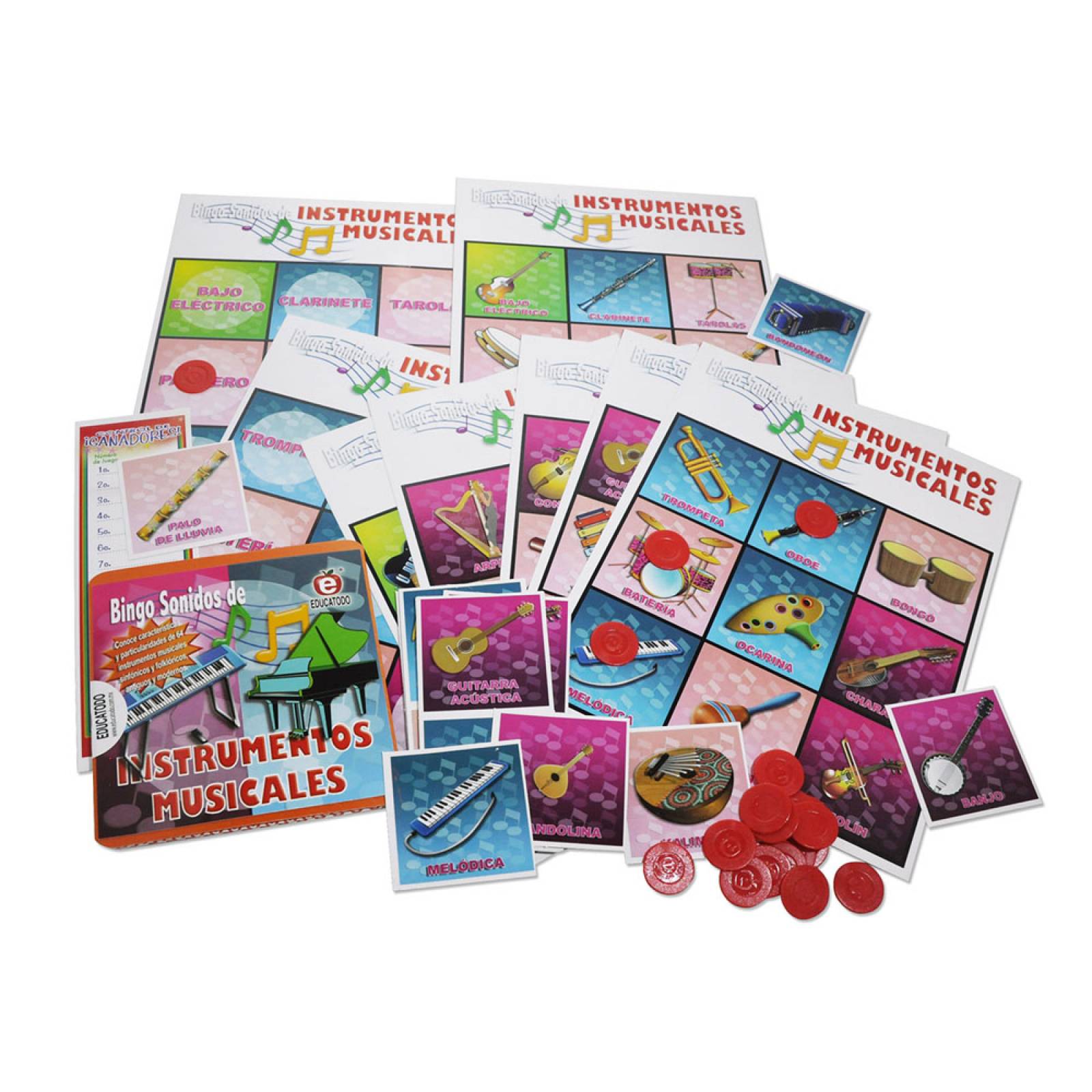 Bingo Sonidos de Instrumentos Musicales