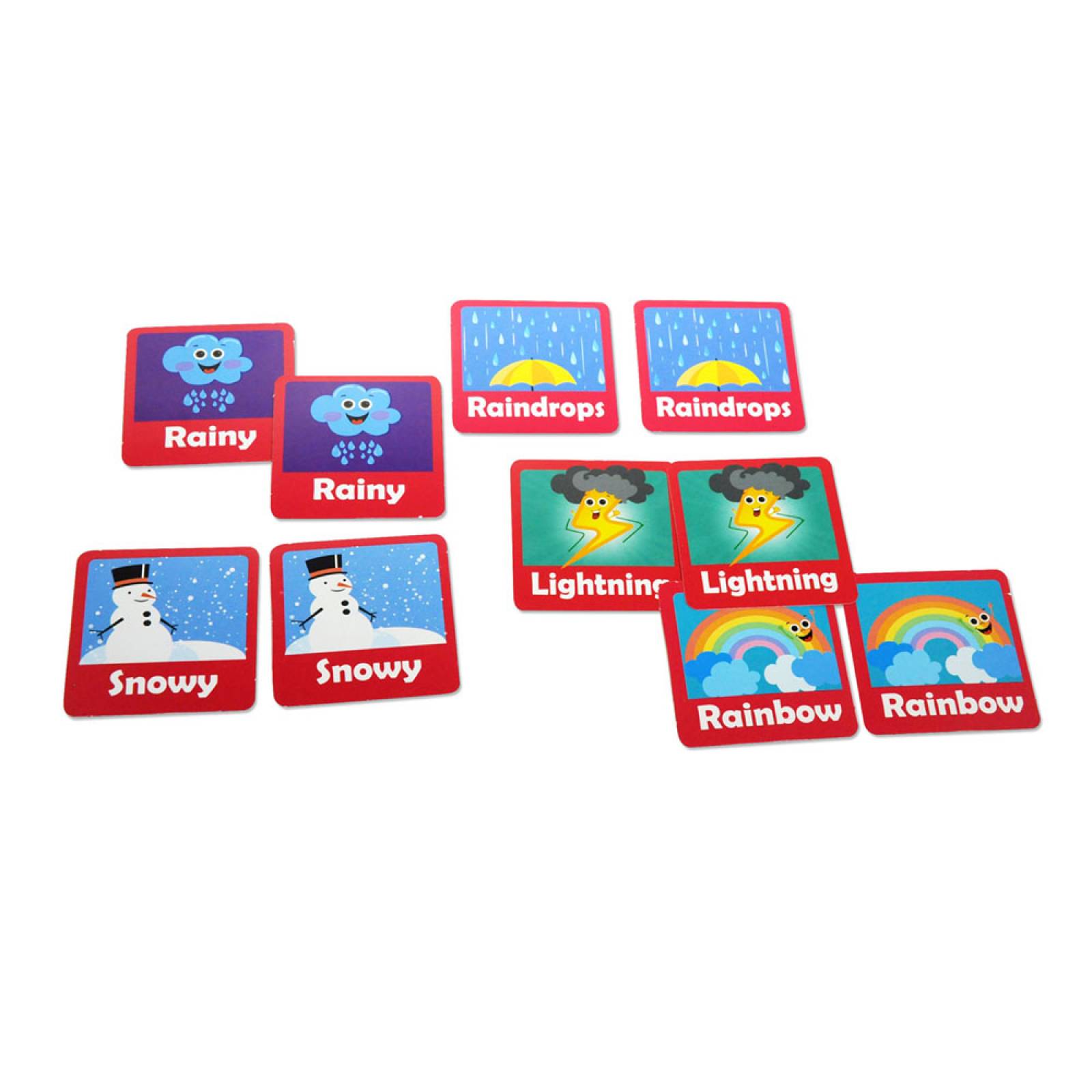 Memory Game English Words-Weather