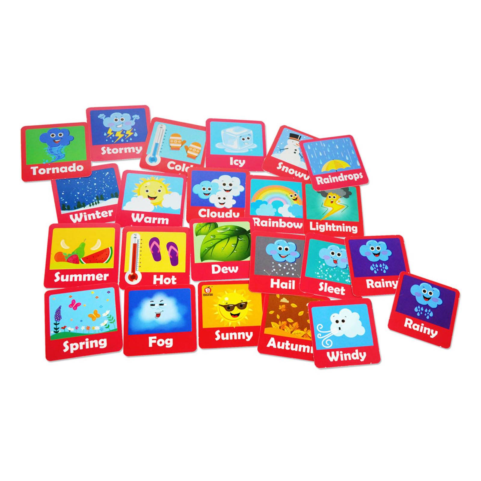 Memory Game English Words-Weather
