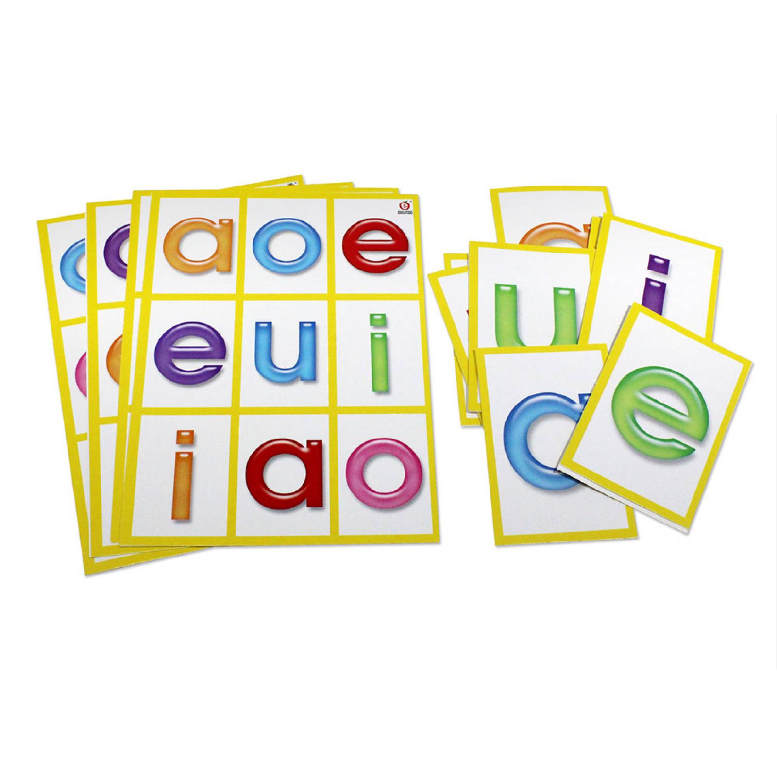 Lotería Arcoíris De Vocales