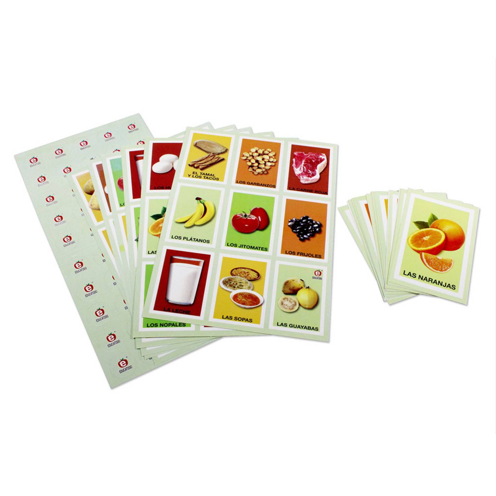 Lotería Arcoíris De Alimentos