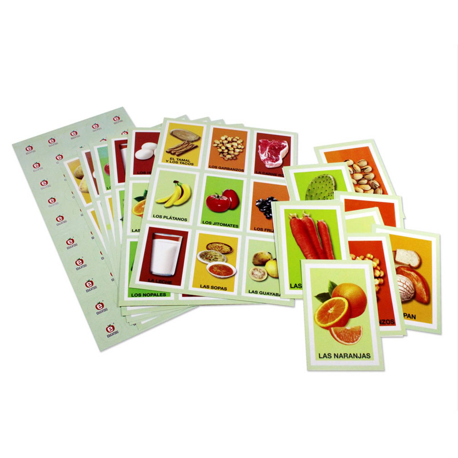 Lotería Arcoíris De Alimentos