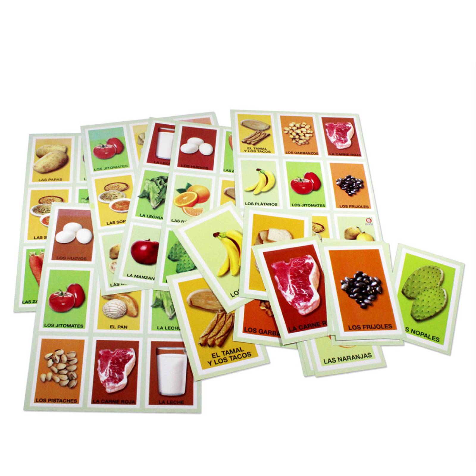 Lotería Arcoíris De Alimentos