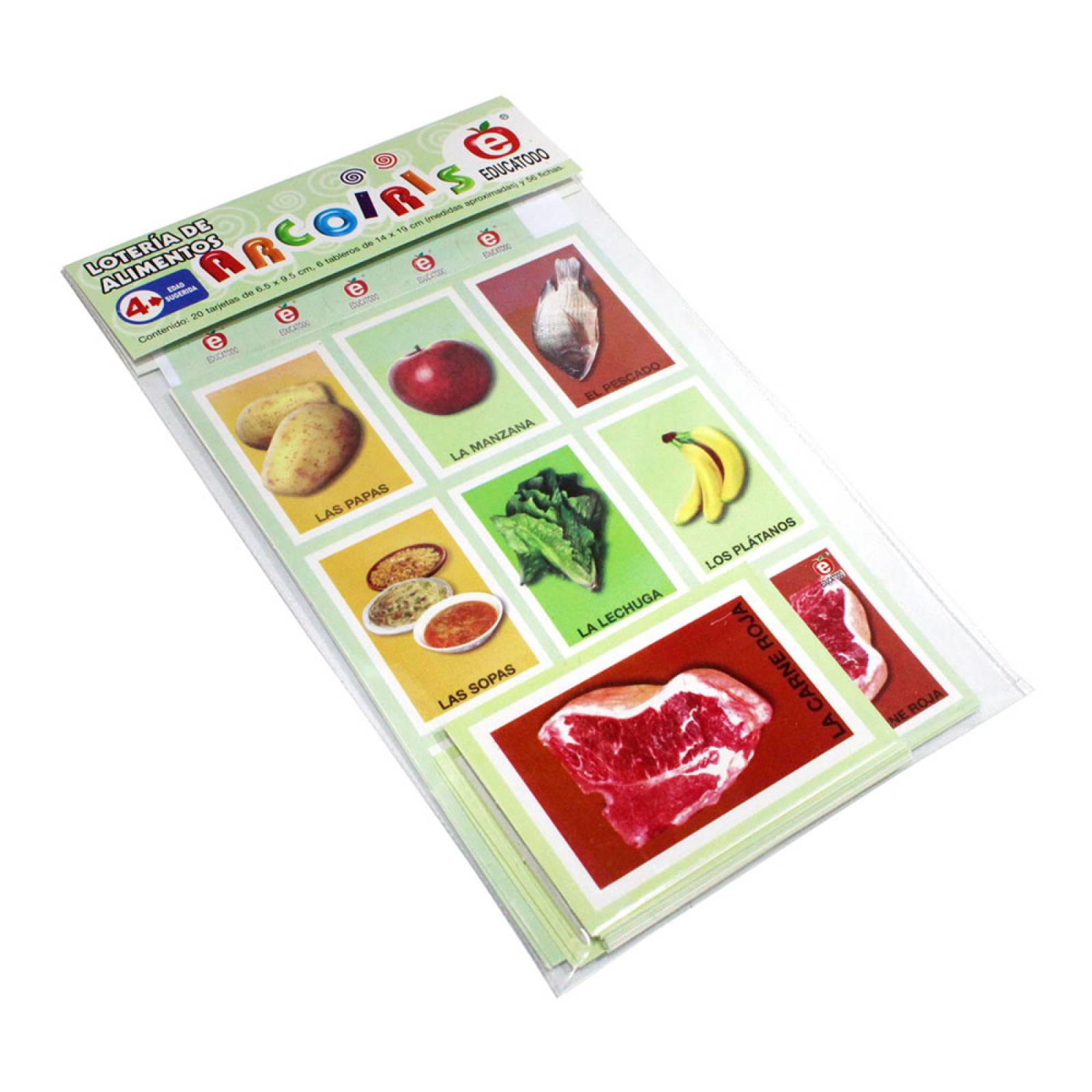 Lotería Arcoíris De Alimentos