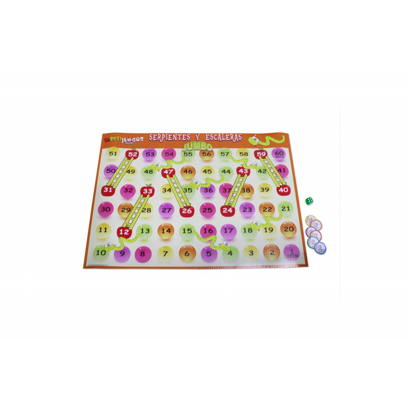 Escaleras Y Serpientes Jumbo 70 X 50 Cm