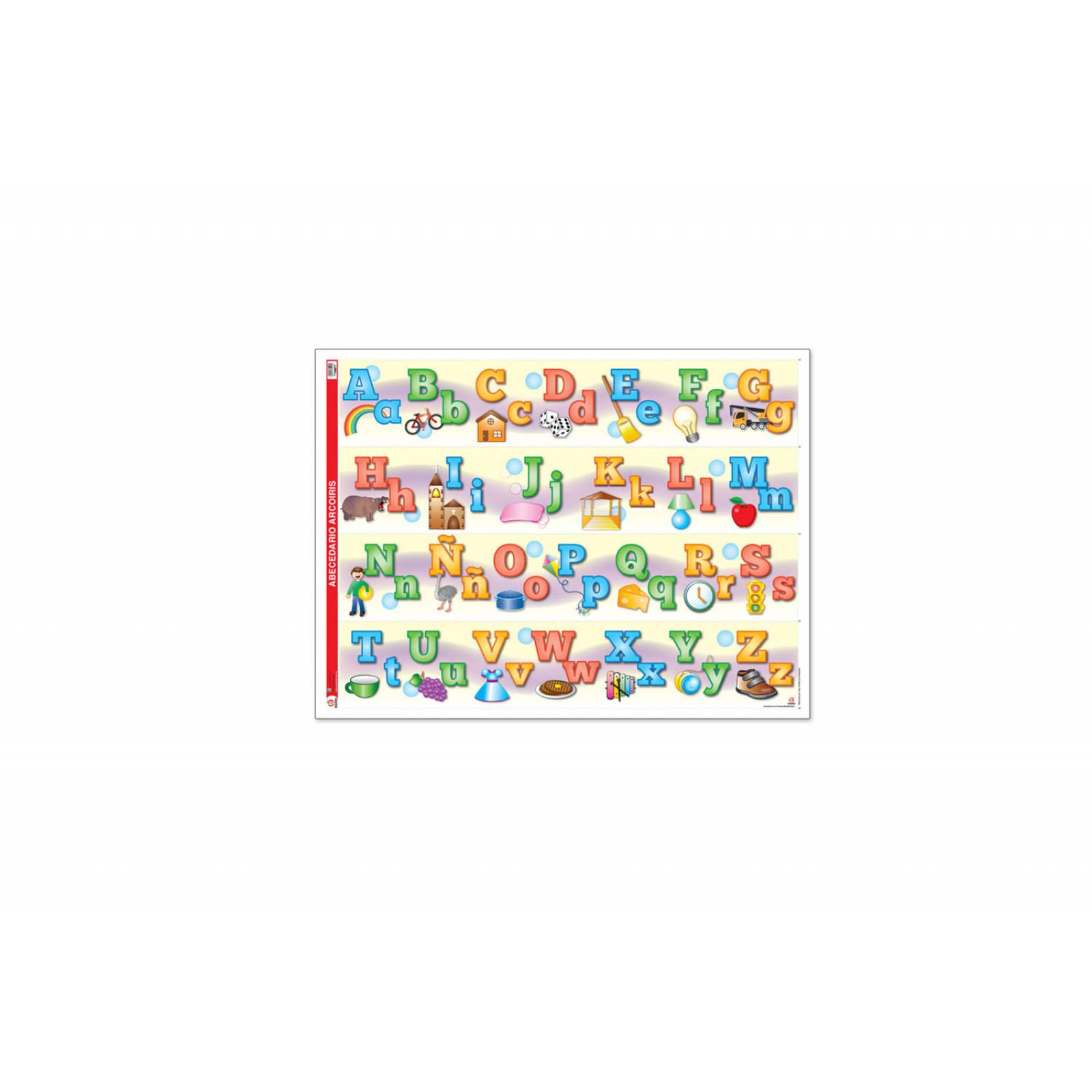 POSTER ABECEDARIO ARCOIRIS