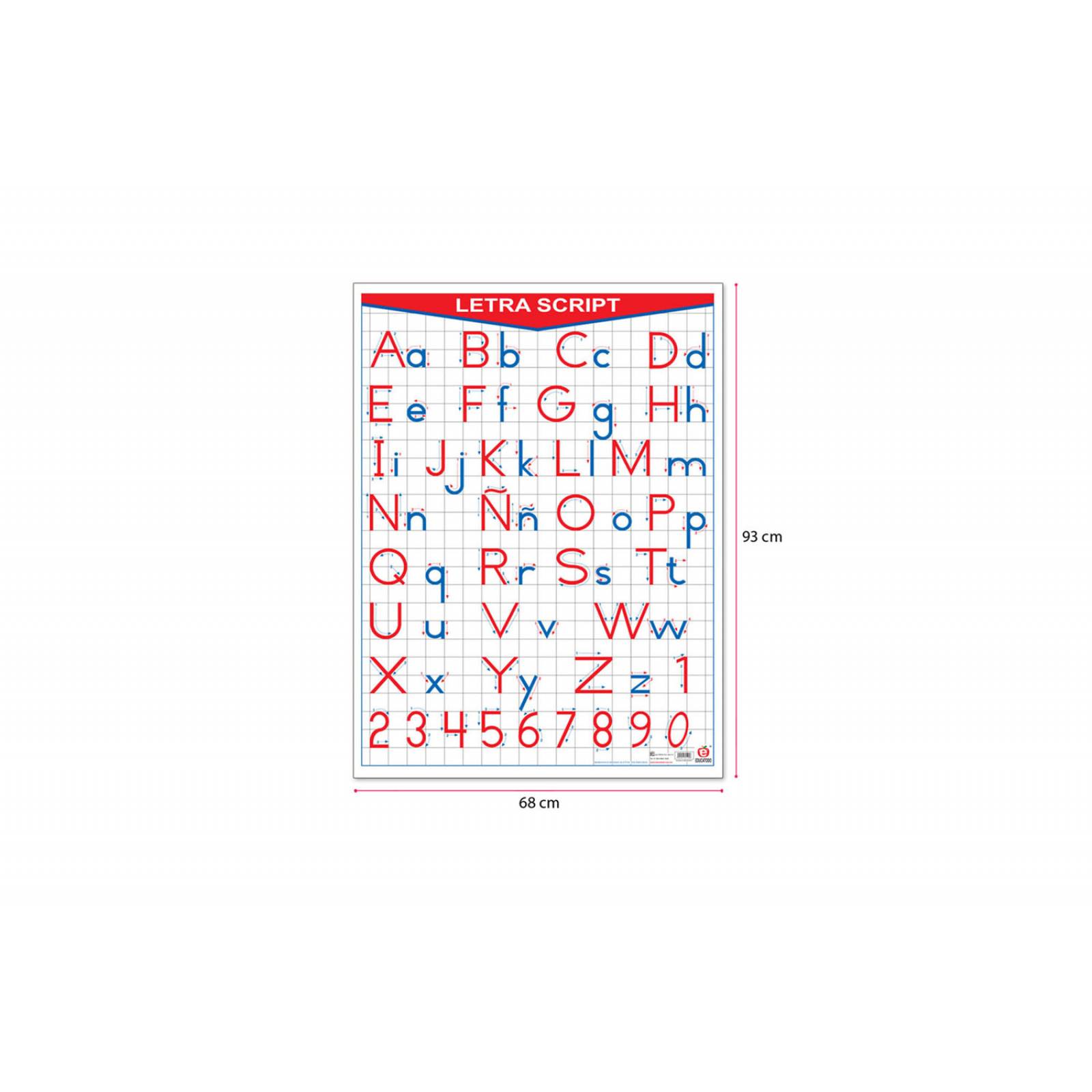 POSTER LETRA SCRIPT