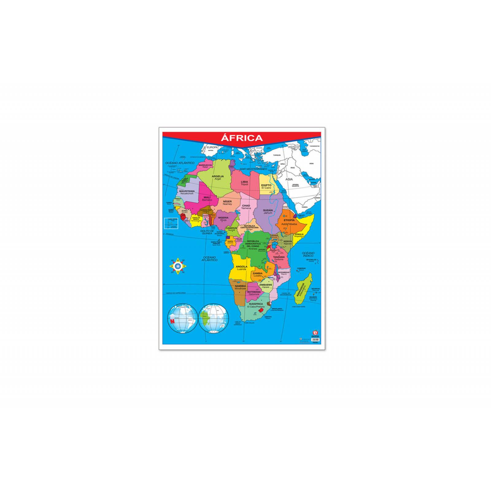 POSTER AFRICA / AFRICA FISICA