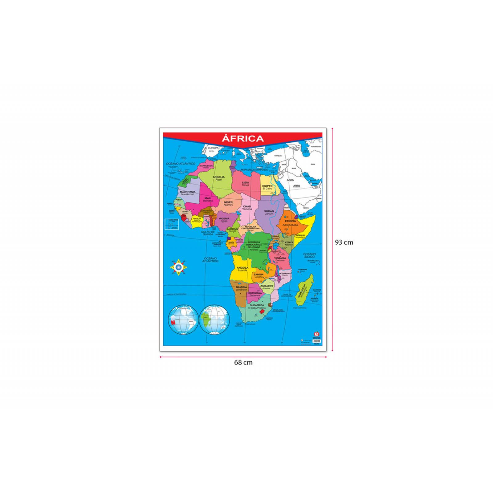 POSTER AFRICA / AFRICA FISICA