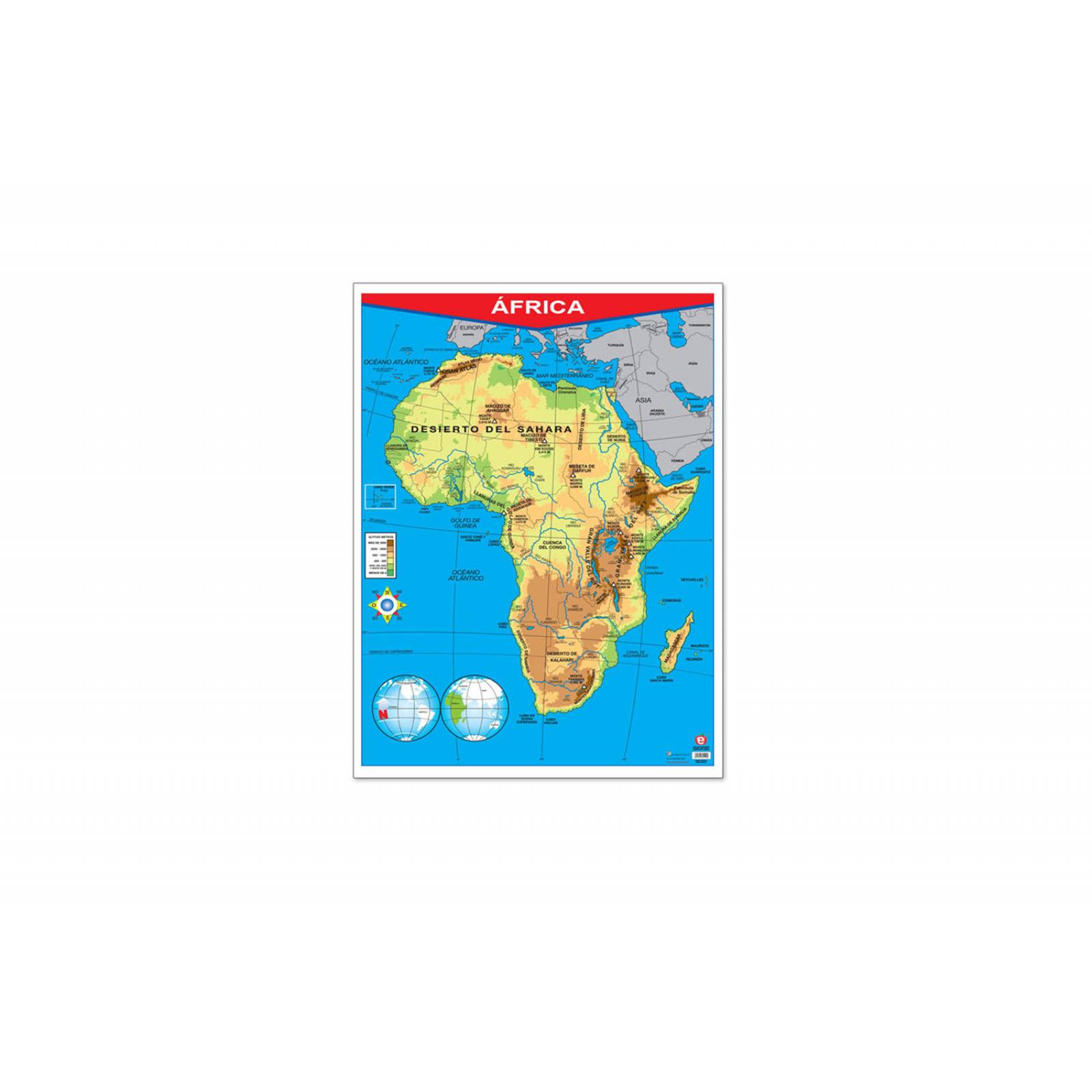 POSTER AFRICA / AFRICA FISICA