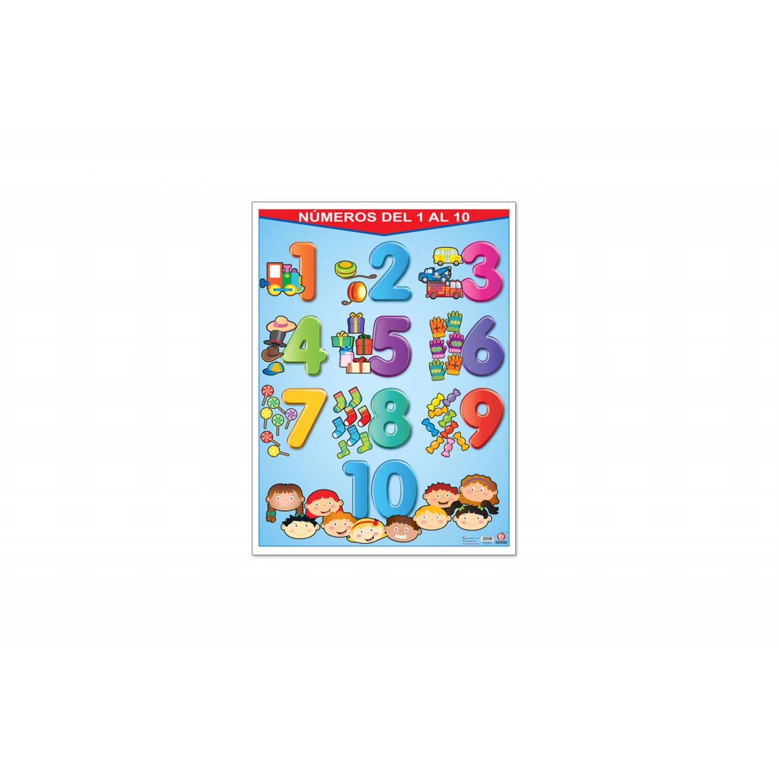 POSTER NUMEROS DEL 1 AL 10