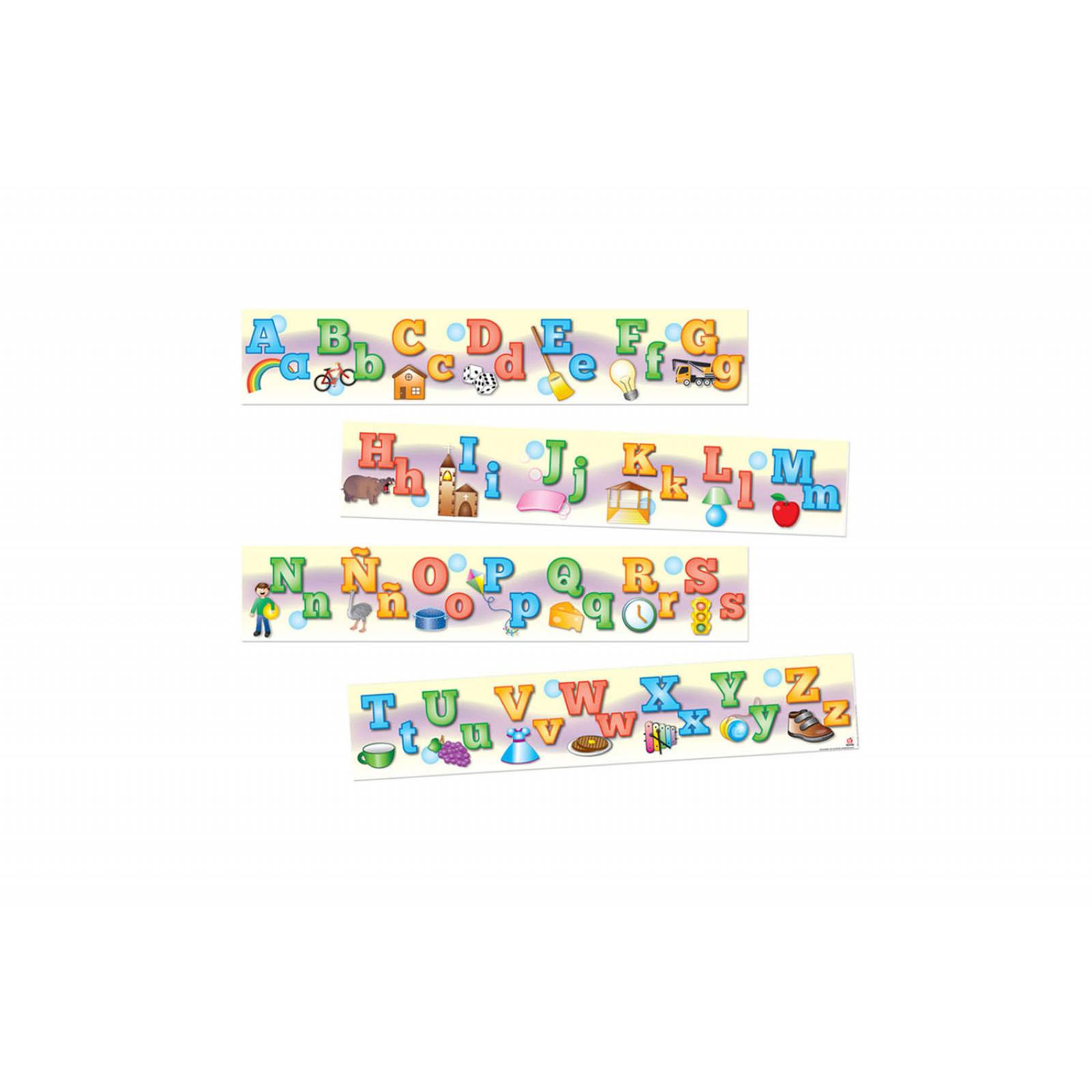 CENEFA DECORATIVA ABECEDARIO ARCOIRIS