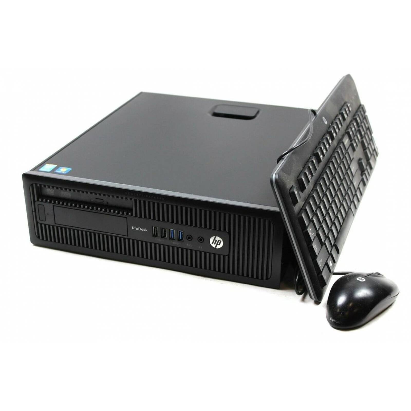 PC HP ProDesk 600 G1 - Intel Core i5-45700 4a generacion- 4GB Ram - 500GB Disco duro - WIFI, No DVD, Equipo Reacondicionado  Clase A, (No nuevo) + Monitor de 19 Pulgadas