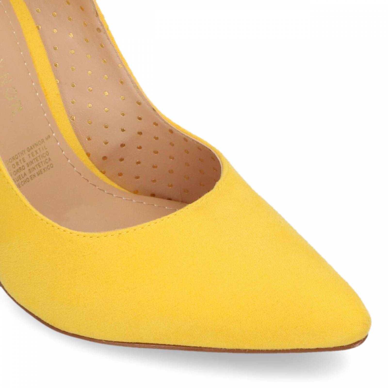 Zapatilla Tacón Dama Dorothy Gaynor Amarillo