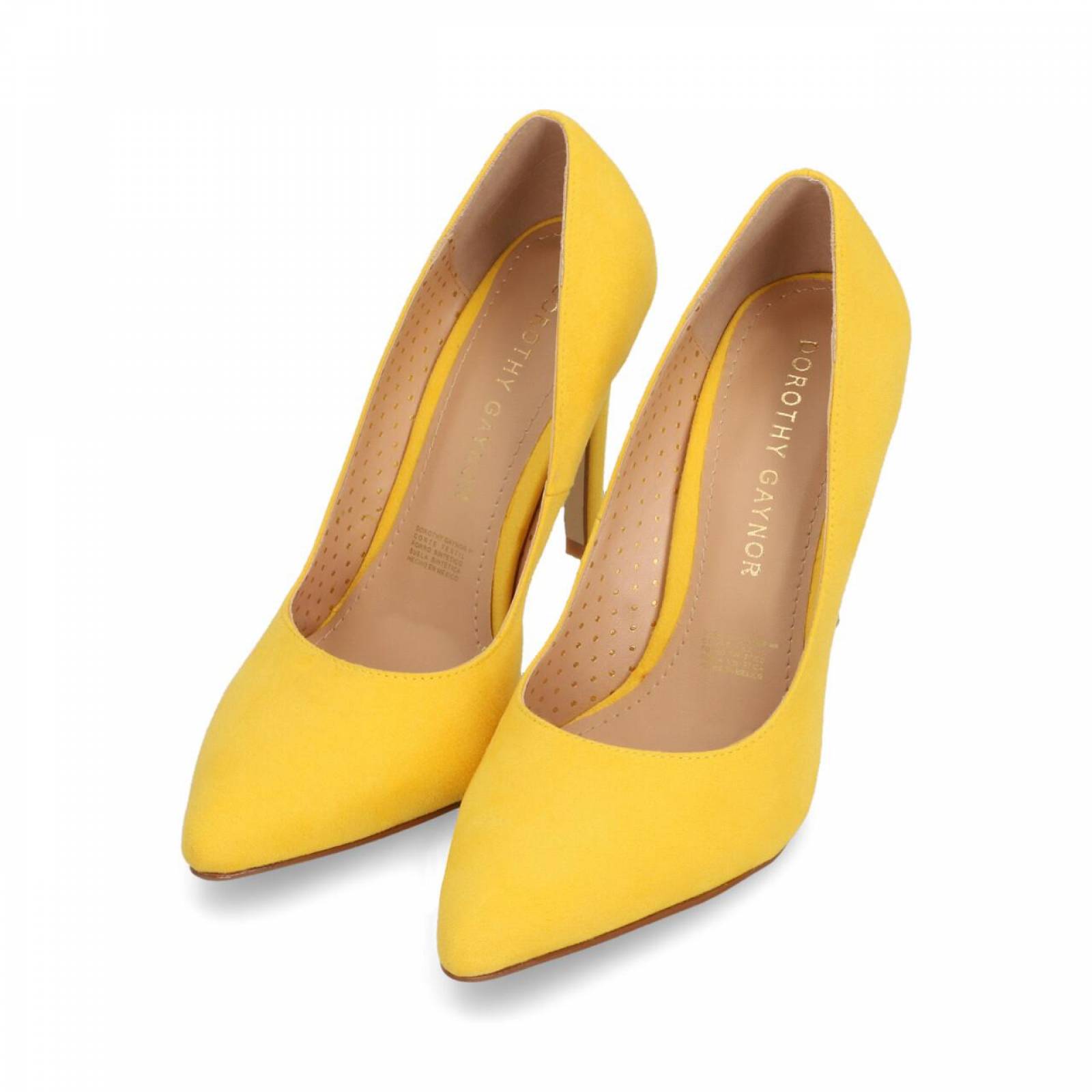 Zapatilla Tacón Dama Dorothy Gaynor Amarillo