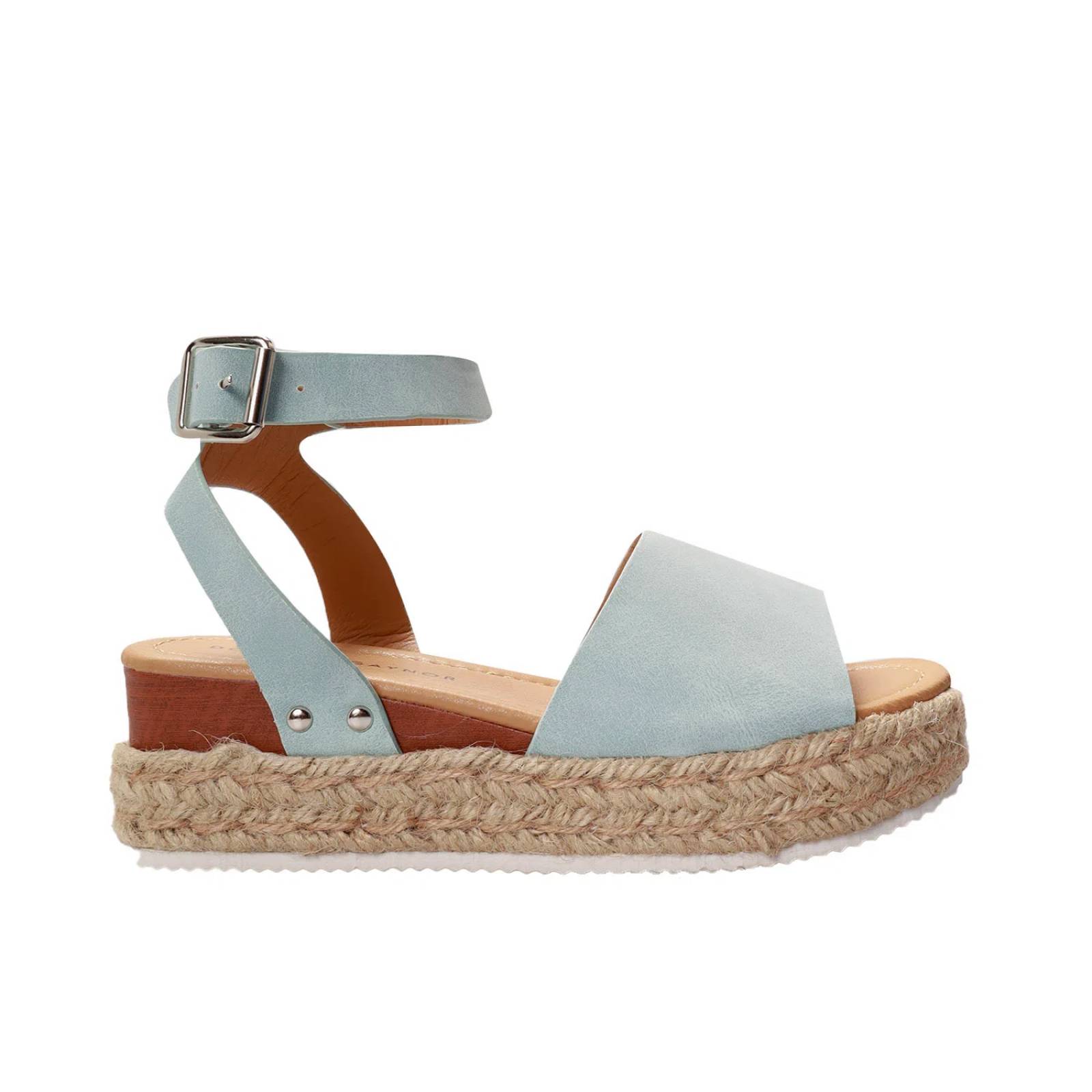 Sandalias confort azul cielo para mujer con plataforma Dorothy Gaynor