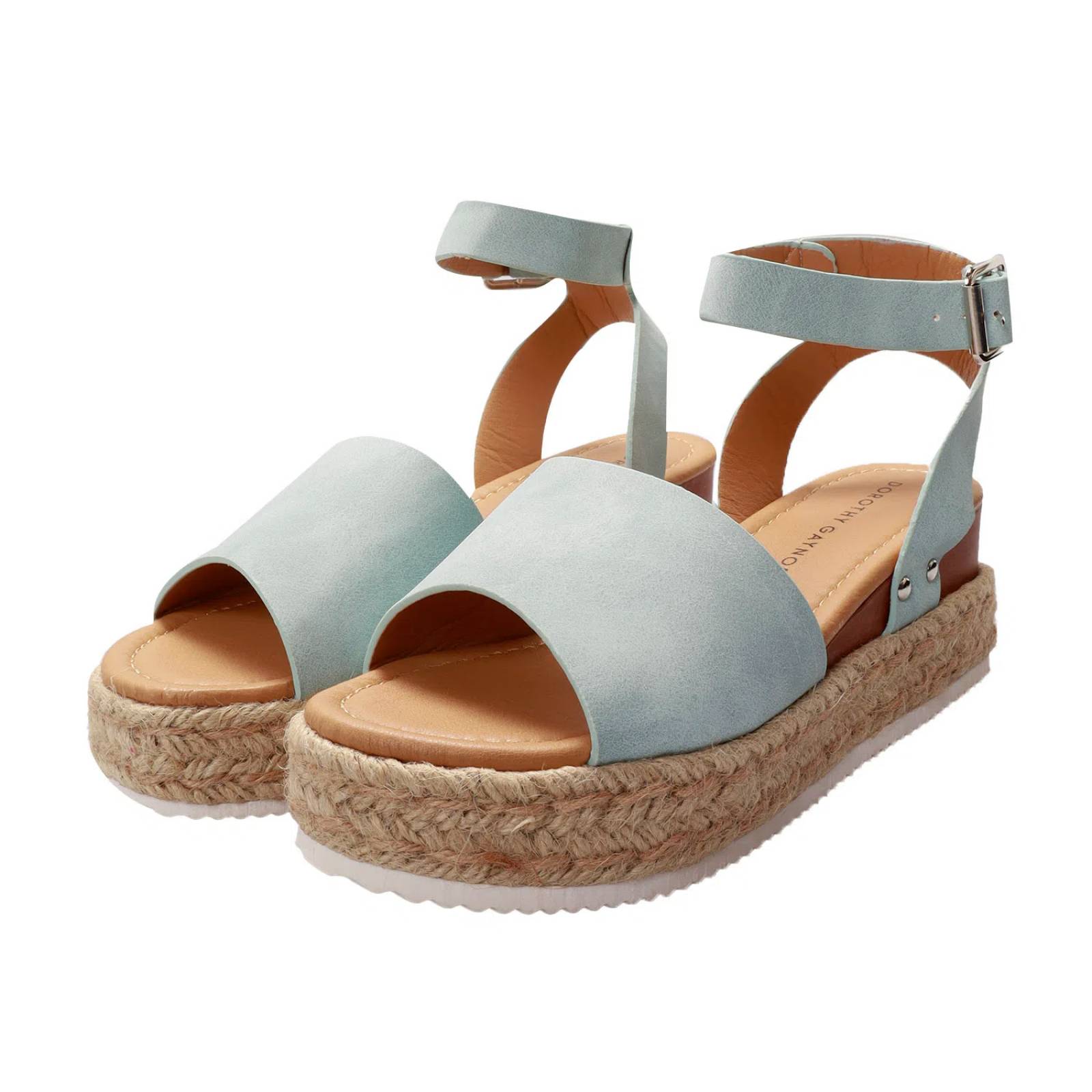 Sandalias confort azul cielo para mujer con plataforma Dorothy Gaynor