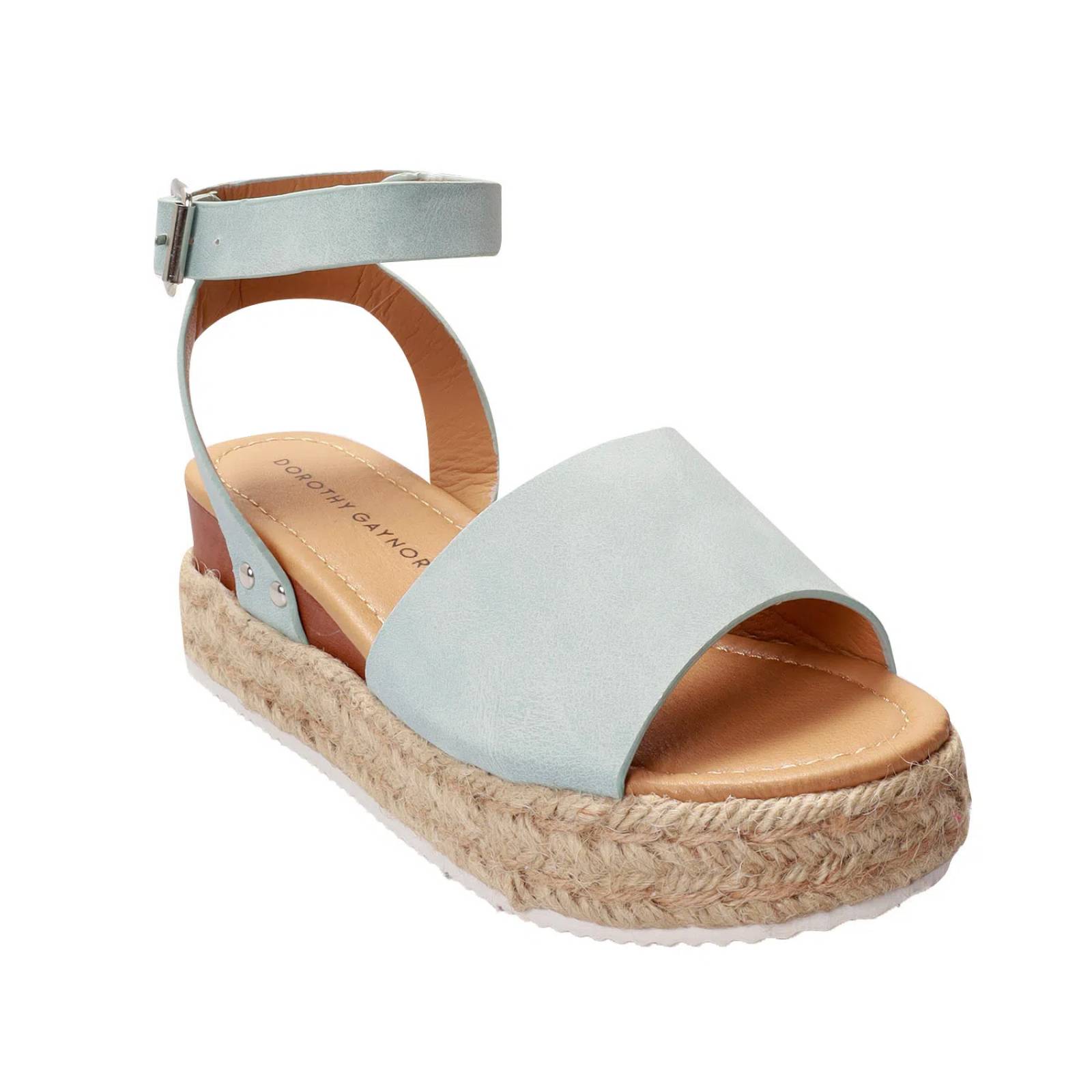 Sandalias confort azul cielo para mujer con plataforma Dorothy Gaynor
