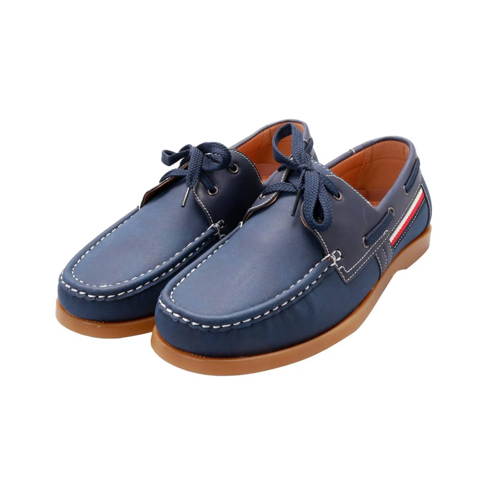 Mocasines azul marino para hombre con agujetas Dorothy Gaynor D14590073523