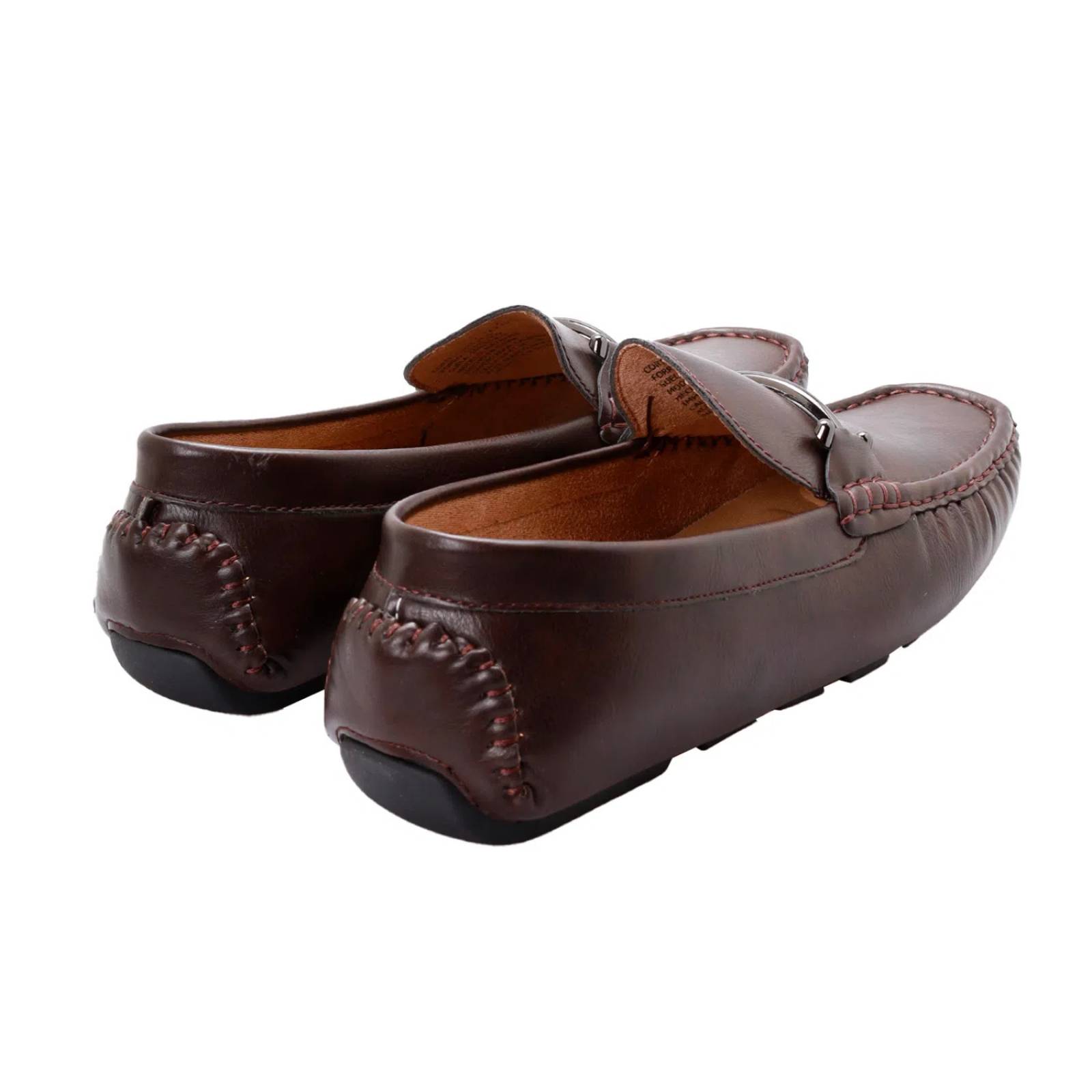 Mocasines café oscuro para hombre con aplicación metálica Dorothy Gaynor D14590063550